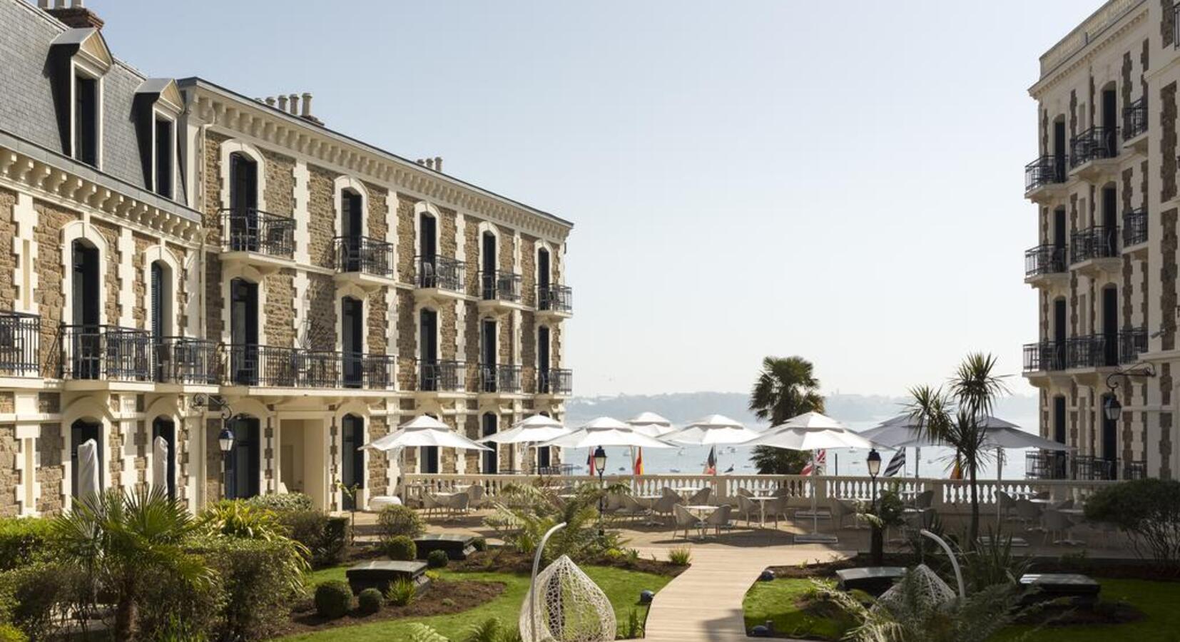 Panoramic view of Hotel Barriere Le Grand Hotel Dinard