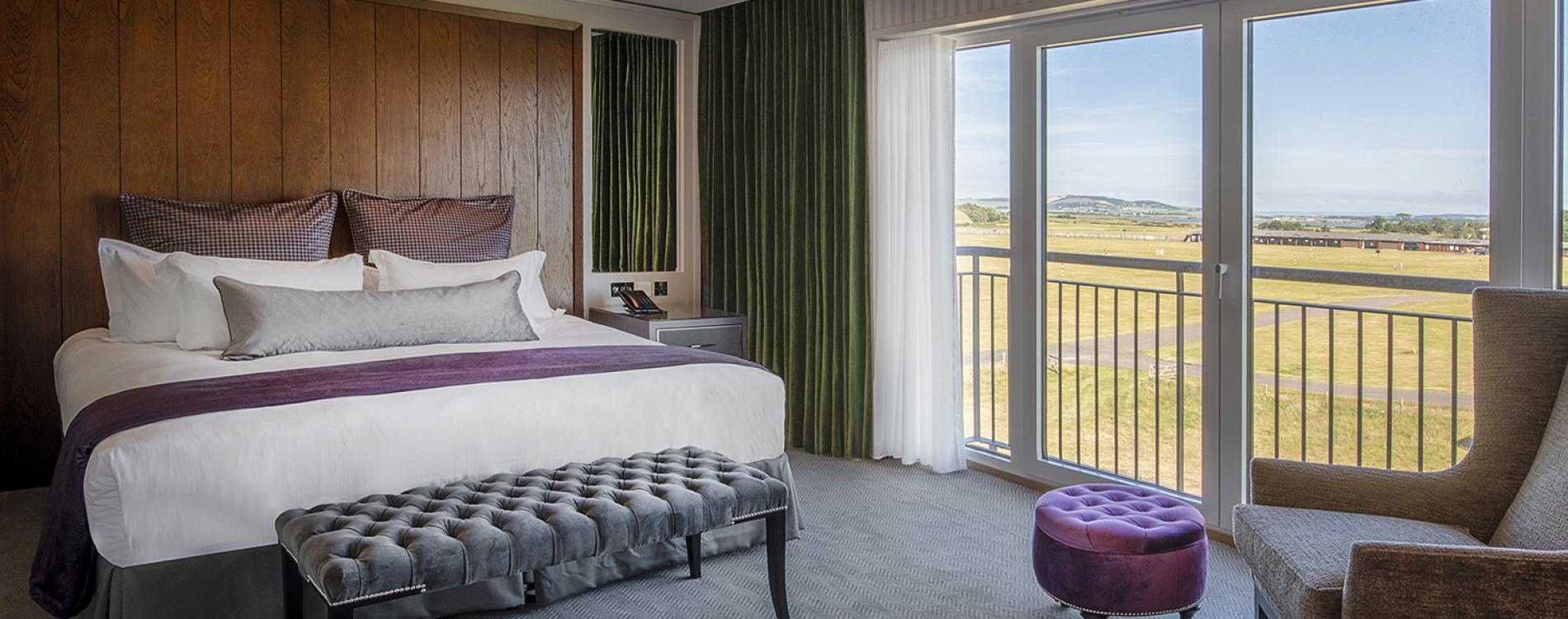 Double bed room at the Old Course Hotel