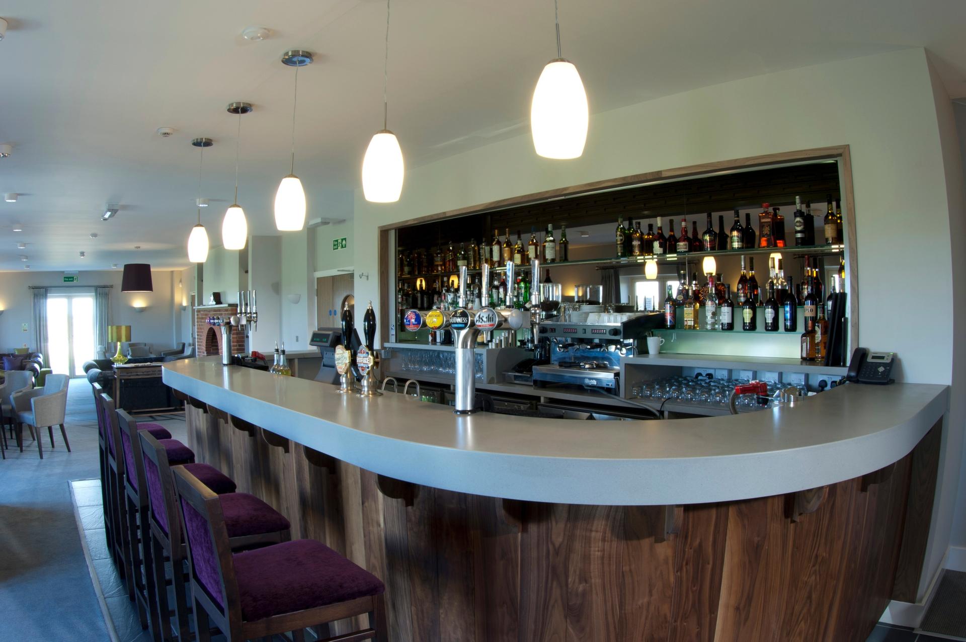 Indoor bar at The Lodge at Princes
