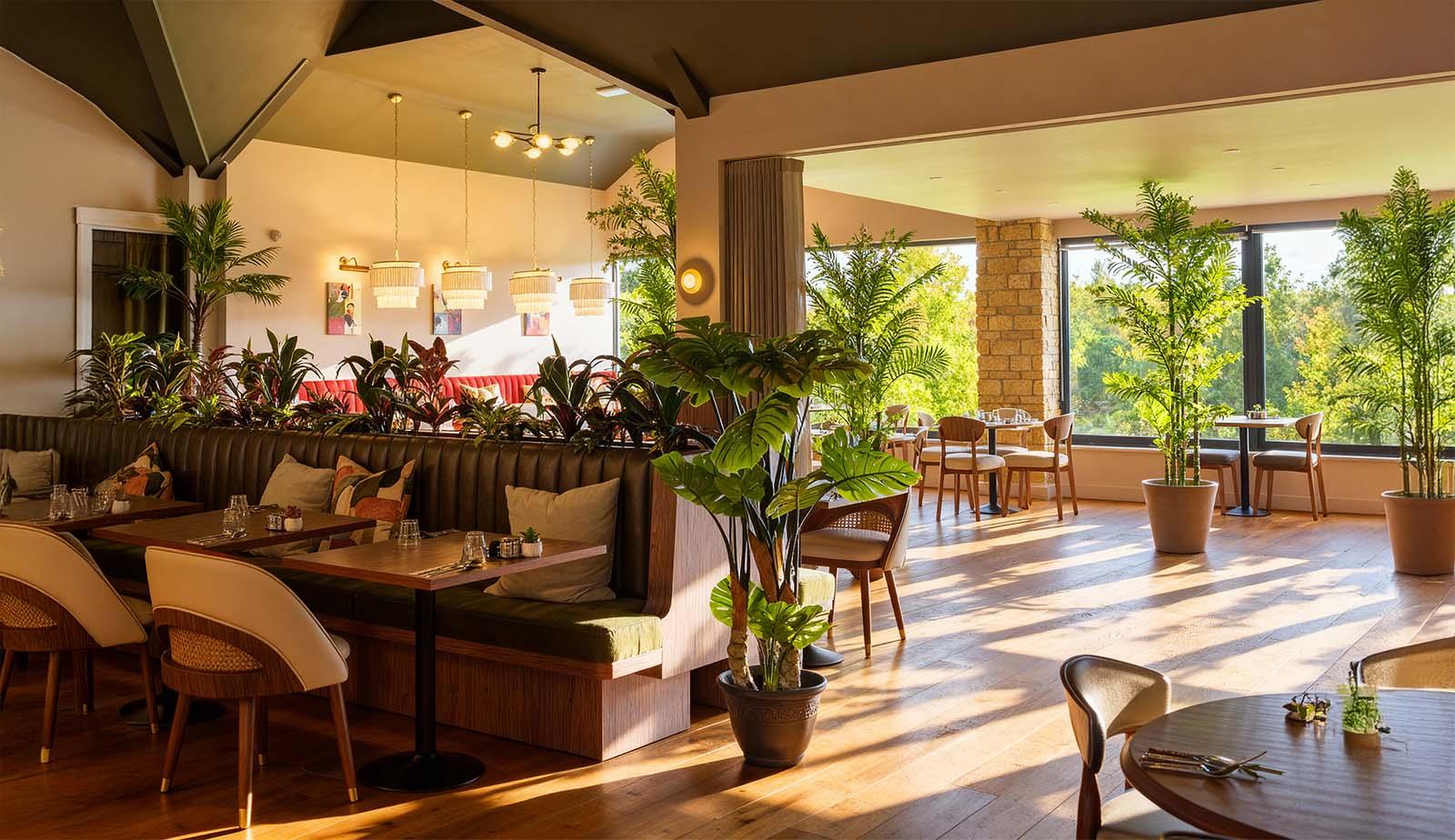 Dining room at Cotswolds Golf Hotel and Spa