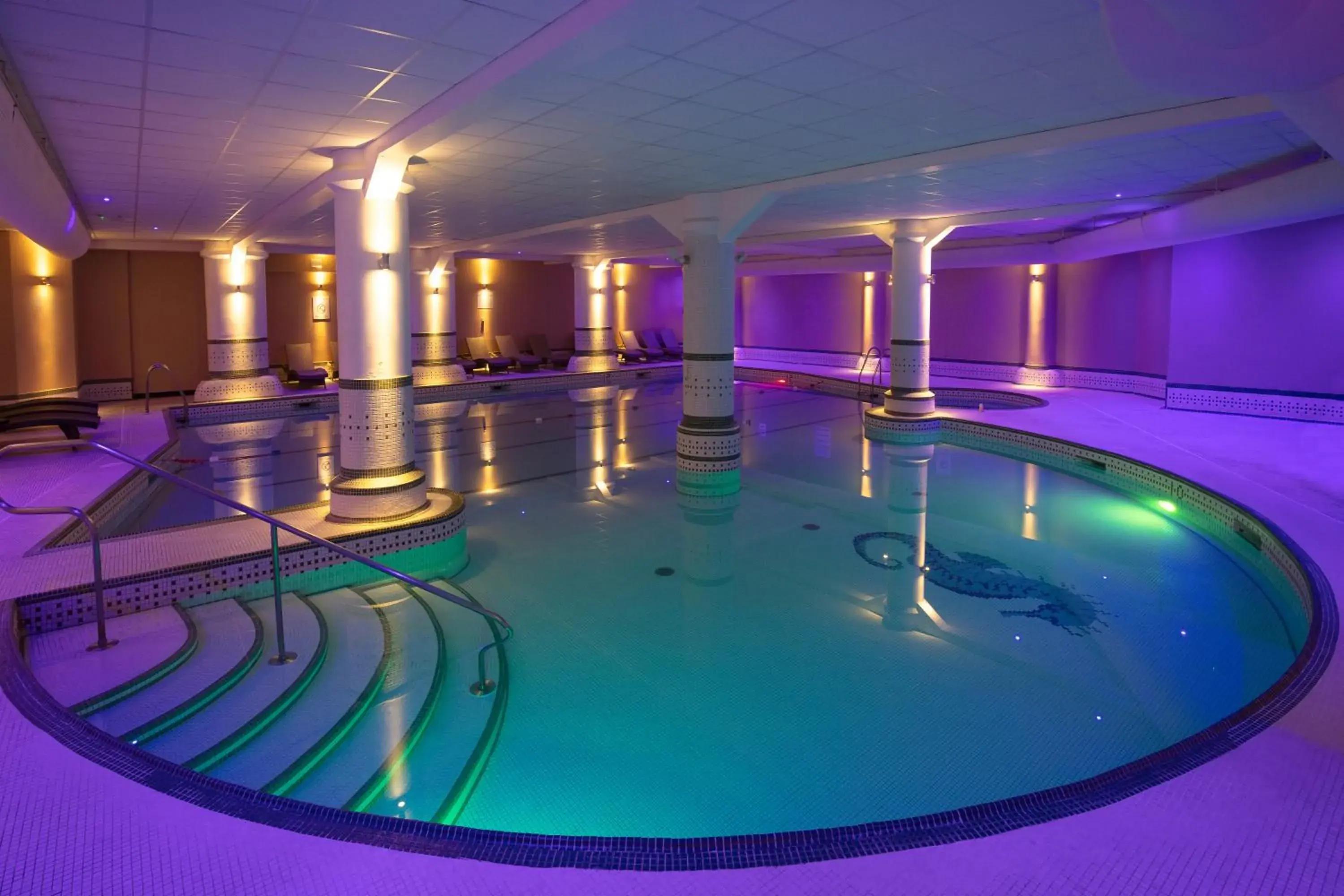 Indoor swimming pool at Dunston Hall Hotel Spa & Golf Resort