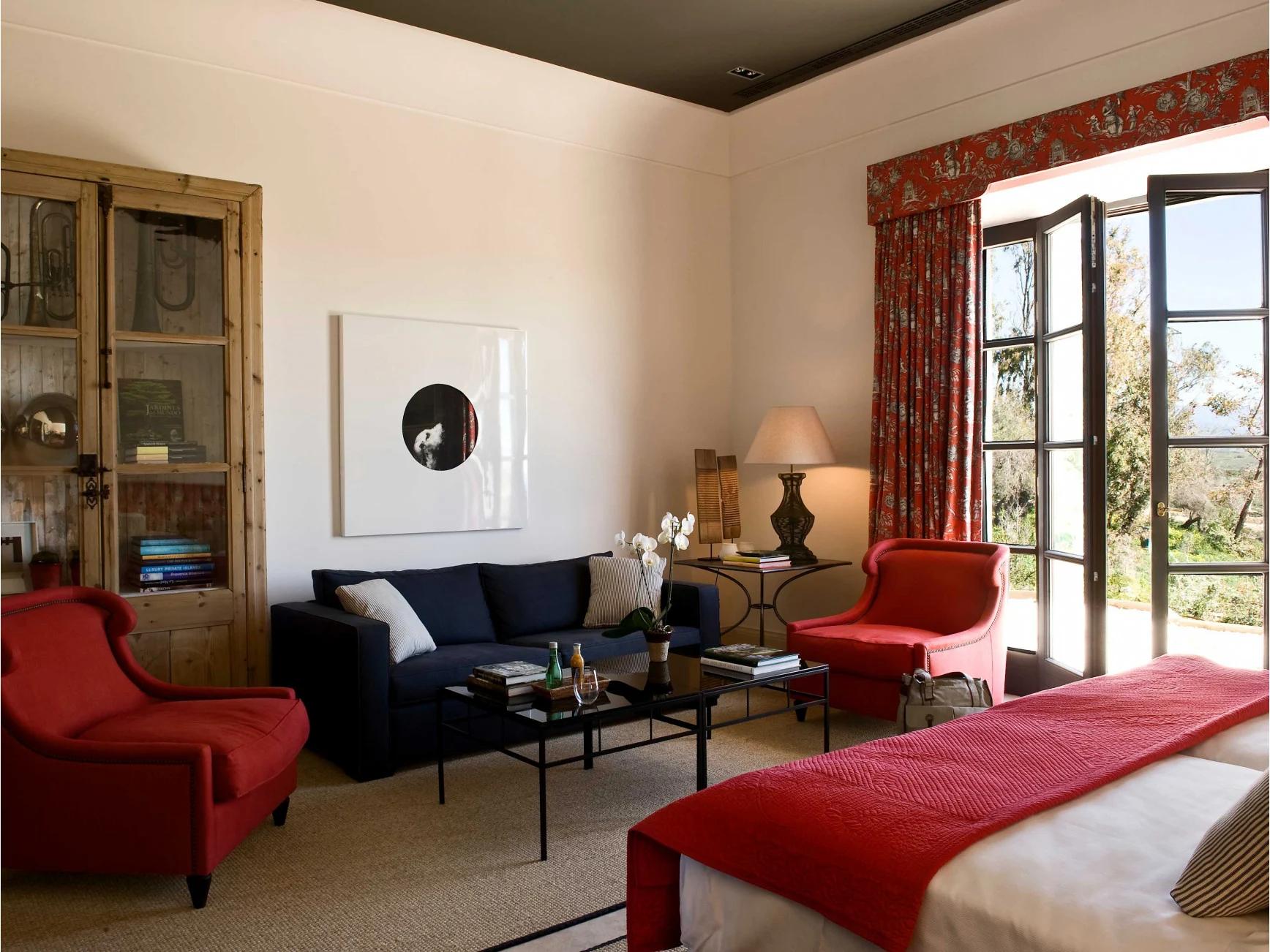 Double bed suite at Finca Cortesin Hotel