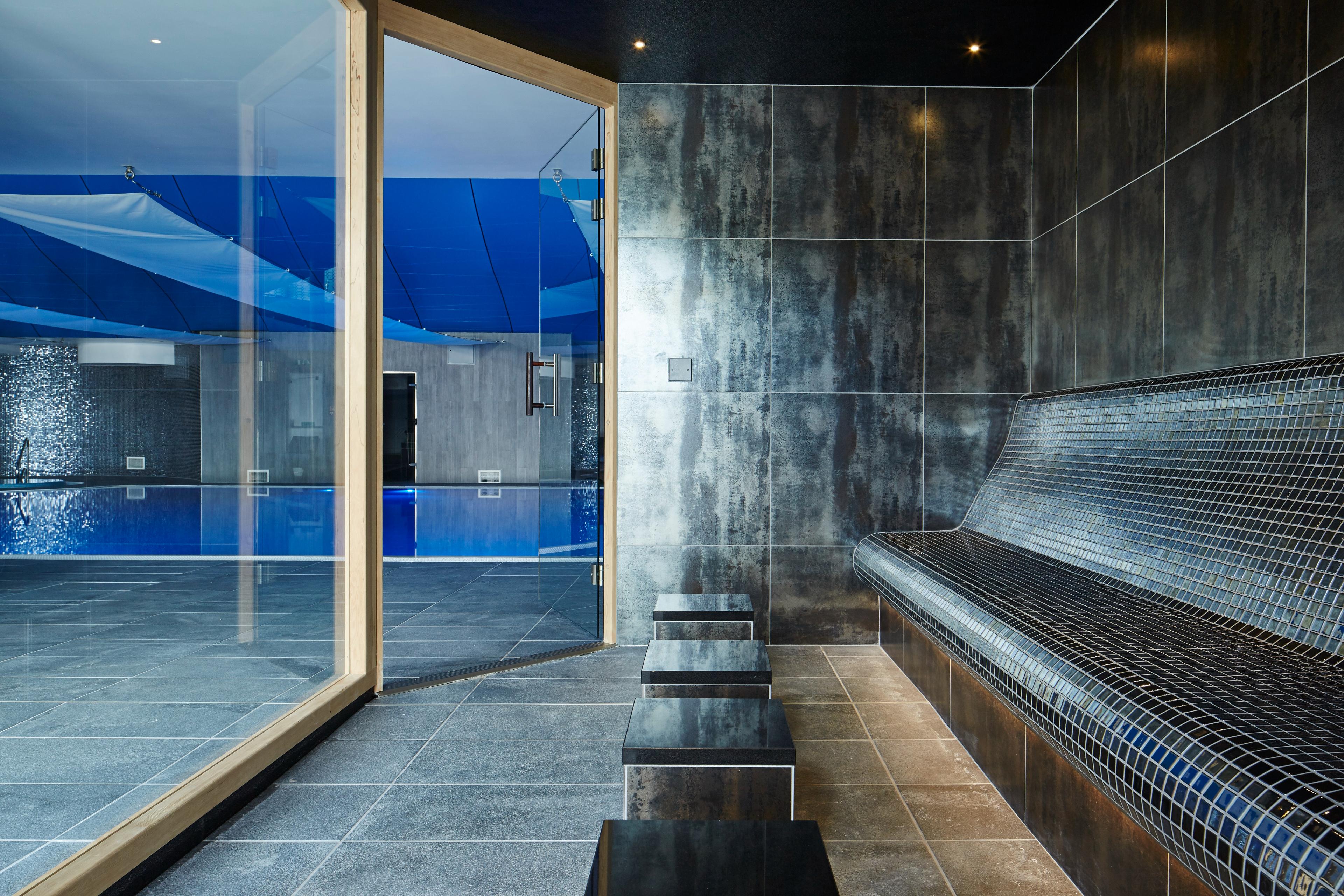 Sauna and spa facilities at the Formby Hall Golf Resort & Spa