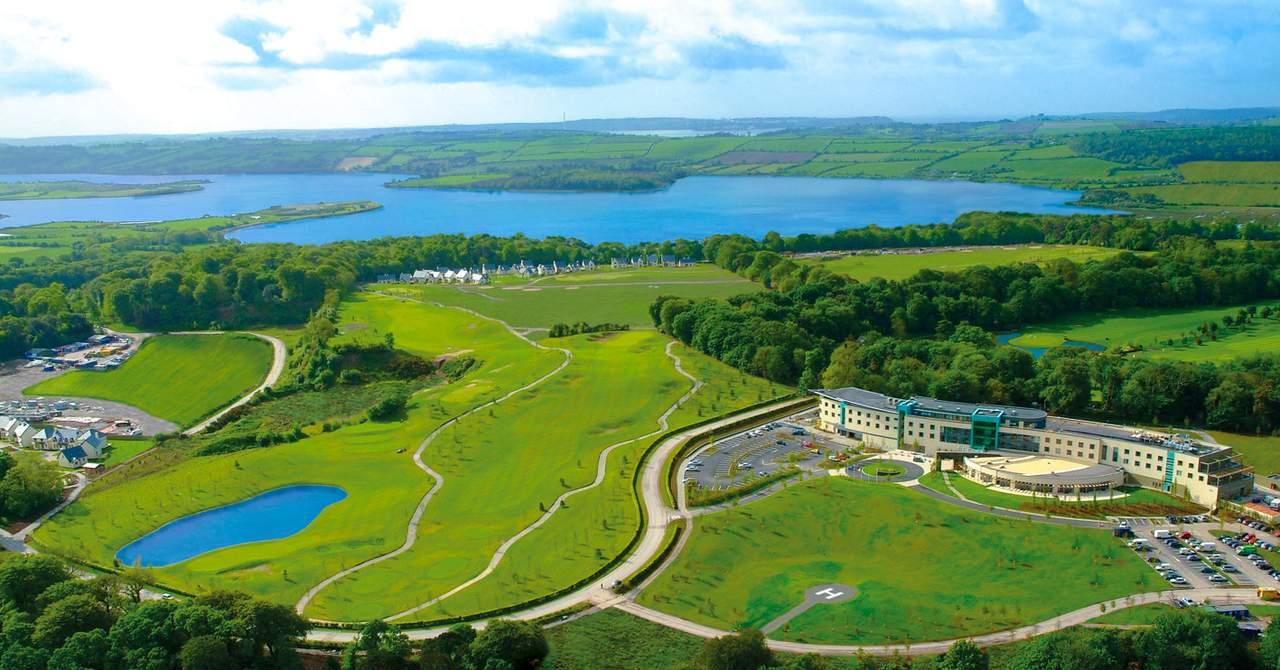 Aerial view of Fota Island Resort
