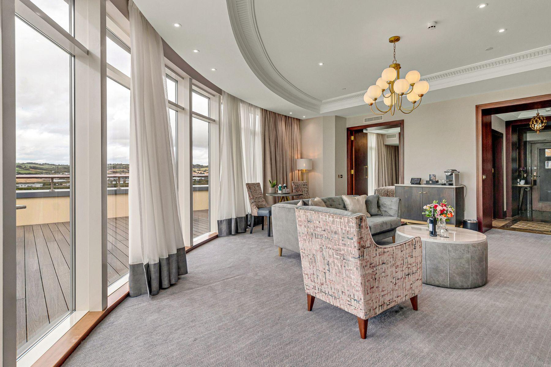 Living room as part of a suite at Fota Island Resort