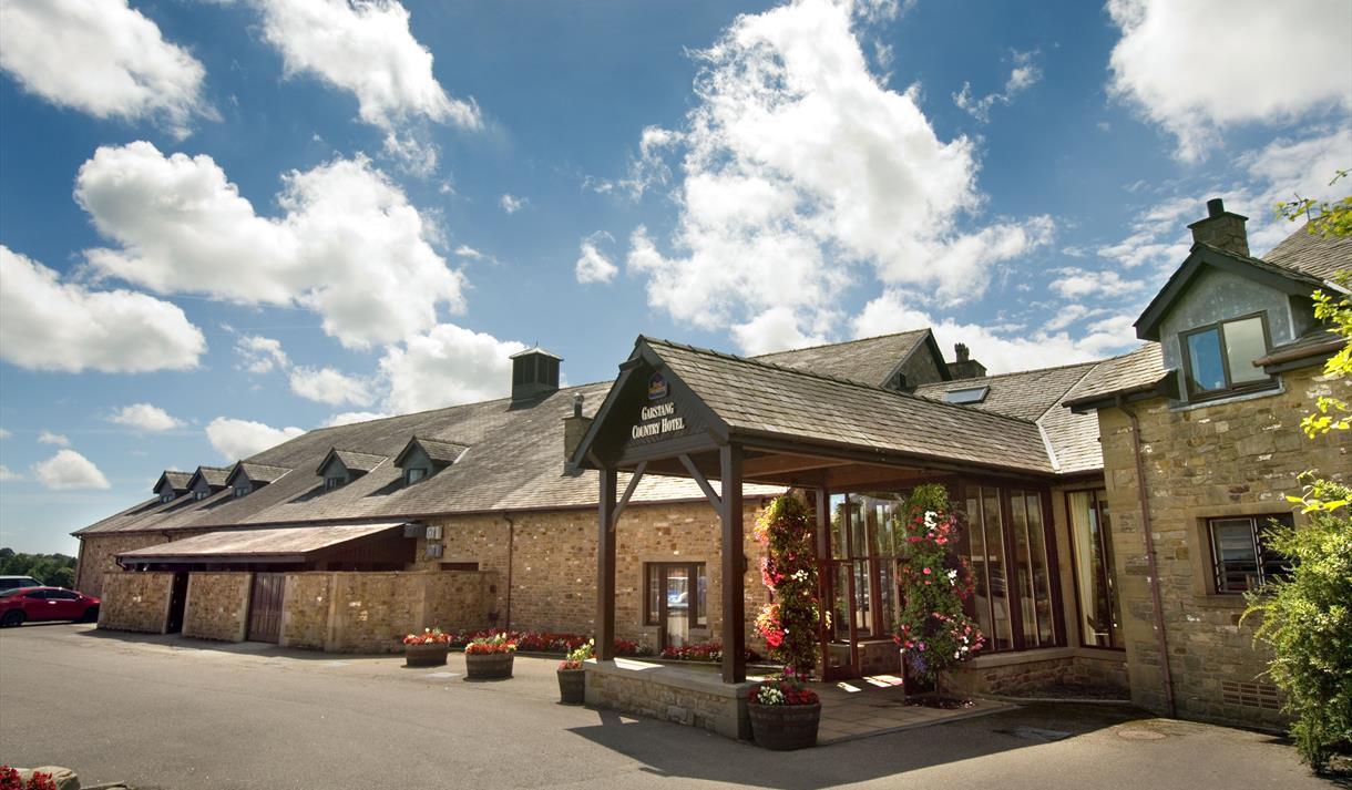 Front entrance to the Garstang Hotel and Golf Club