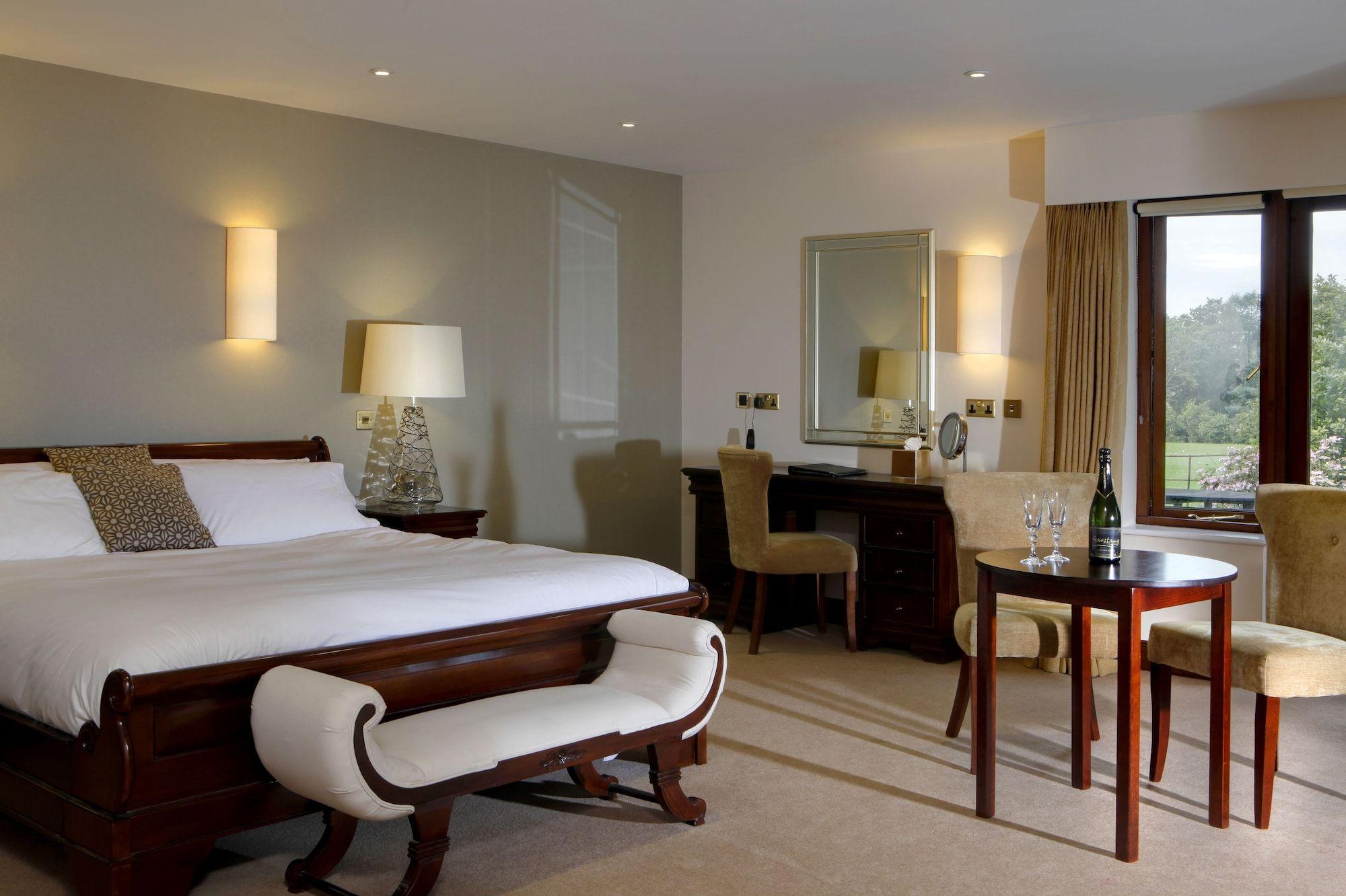 Double bed suite at the Garstang Hotel and Golf Club