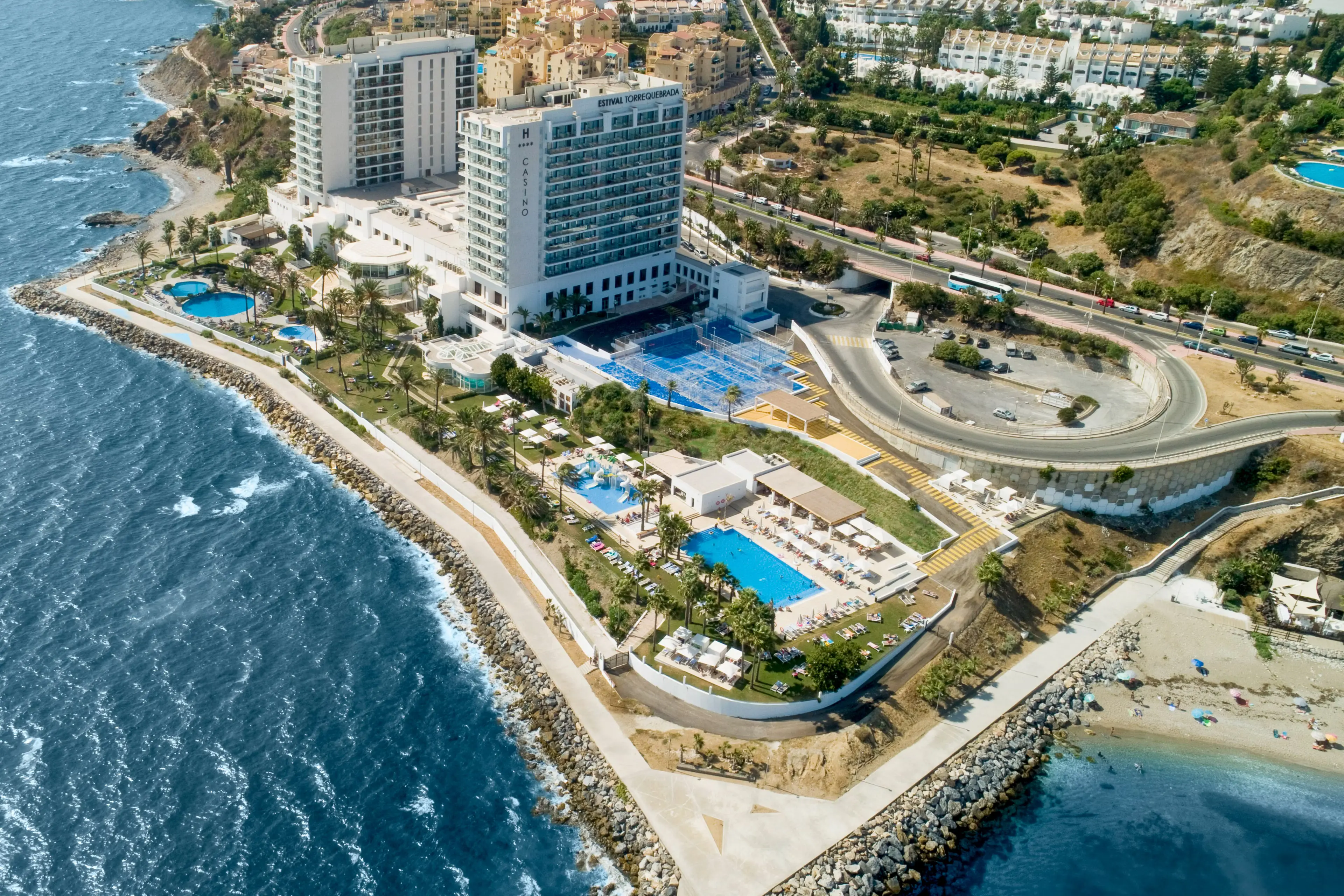 Aerial view of the Hotel Estival Torrequebrada