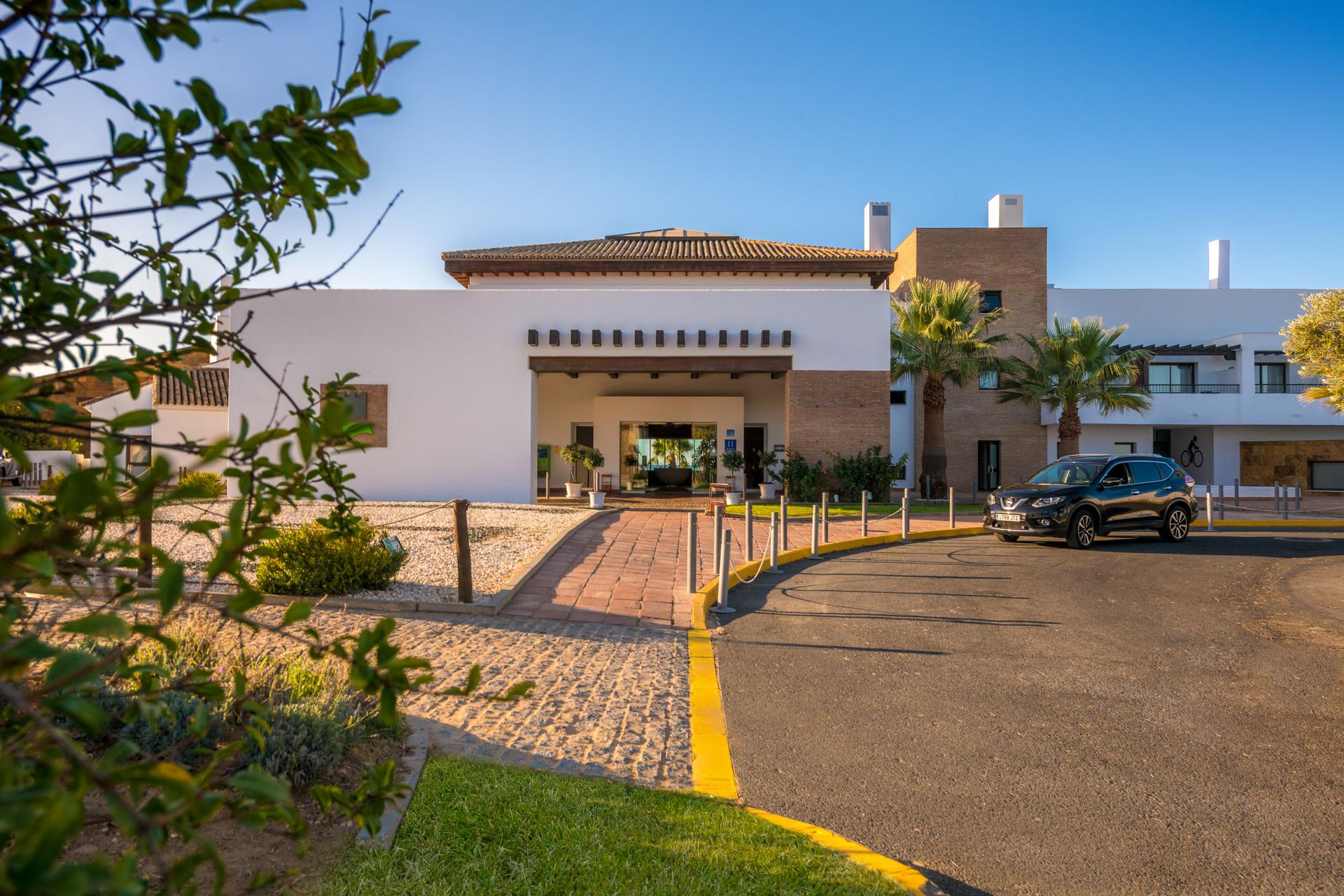 Front entrance to the Hotel Fuerte El Rompido