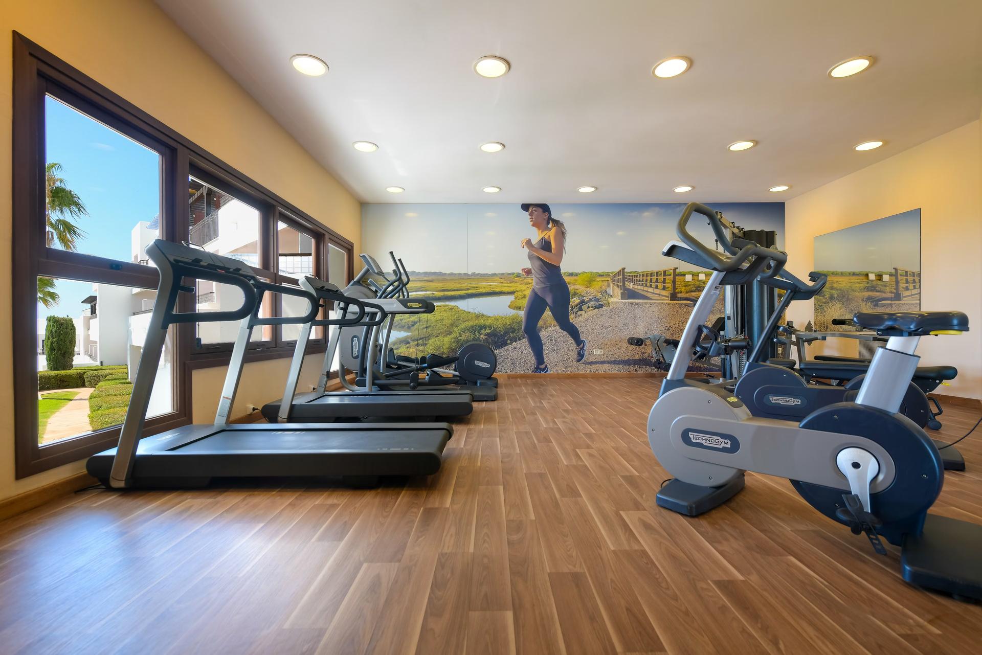 Gym facilities at the Hotel Fuerte El Rompido