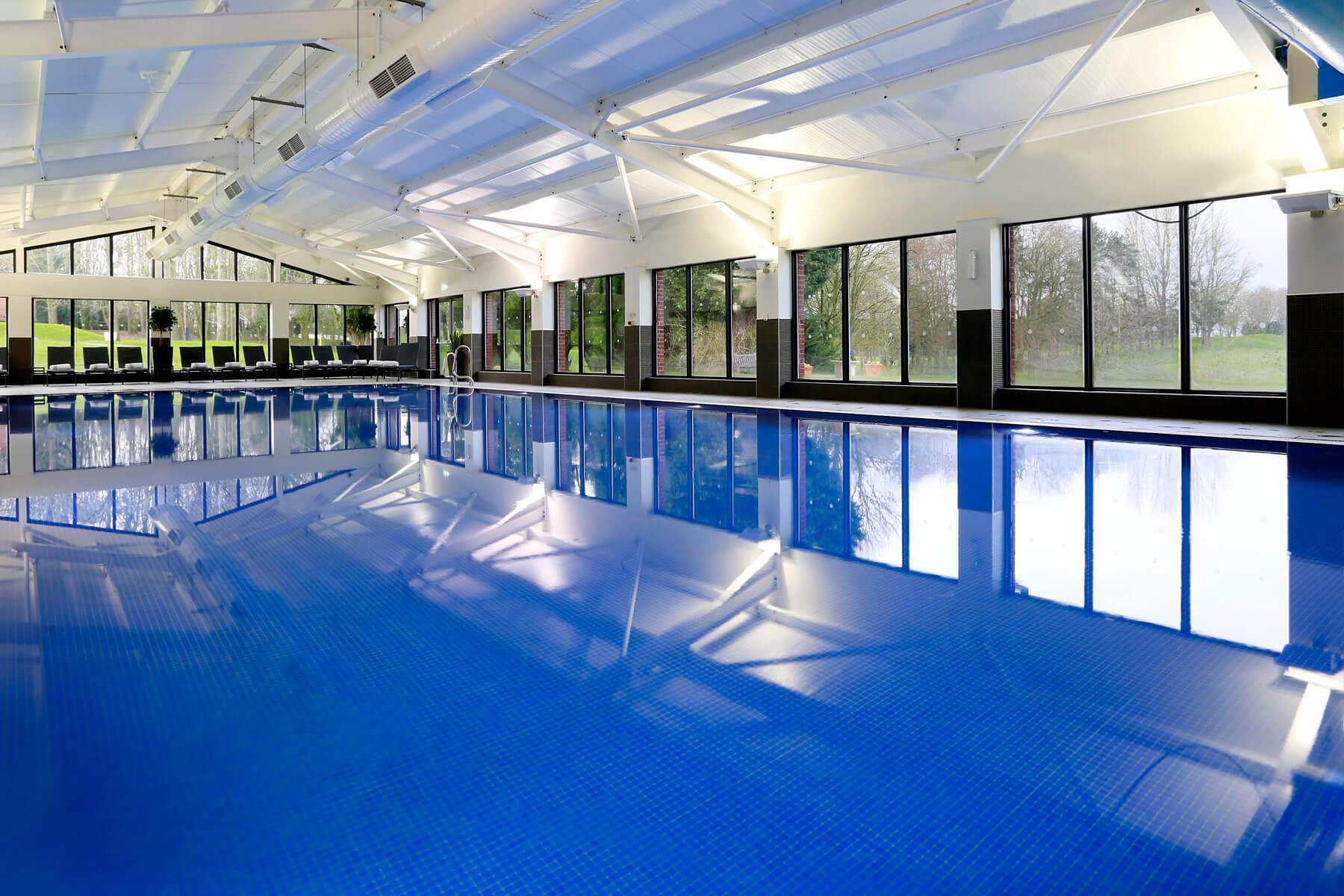Indoor swimming pool at the Macdonald Hill Valley Hotel, Golf & Spa