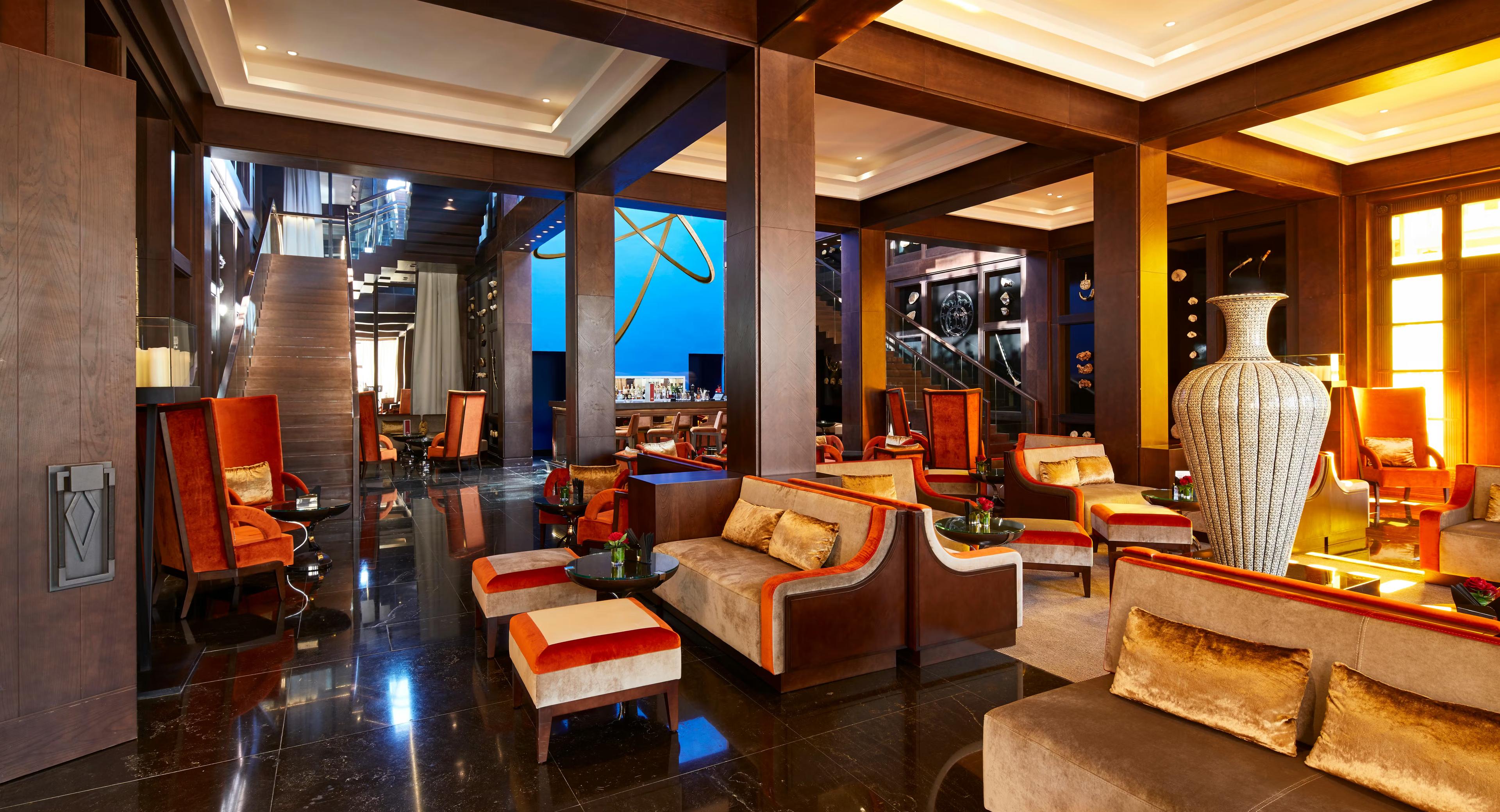 Lounging area at Movenpick Mansour Eddahbi Hotel