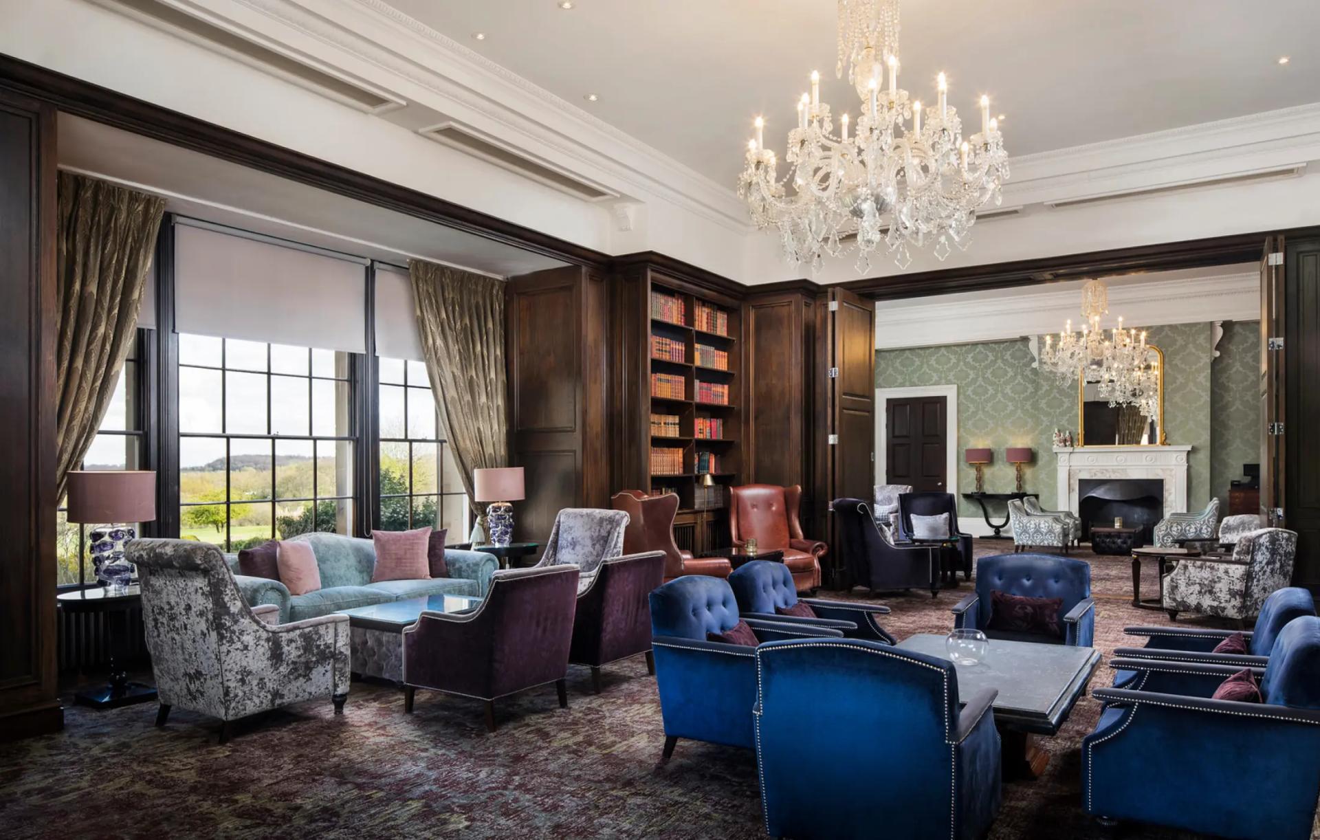 Lounging area at the Oulton Hall Hotel, Spa & Golf Resort