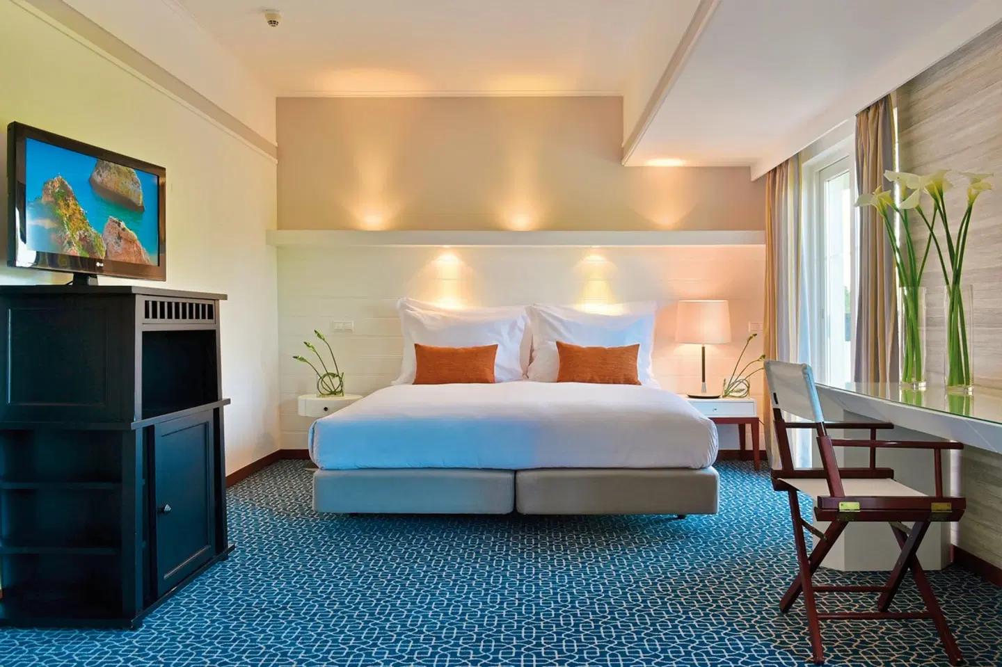 Double bed suite at the Pestana Alvor Praia Premium Beach & Golf Resort