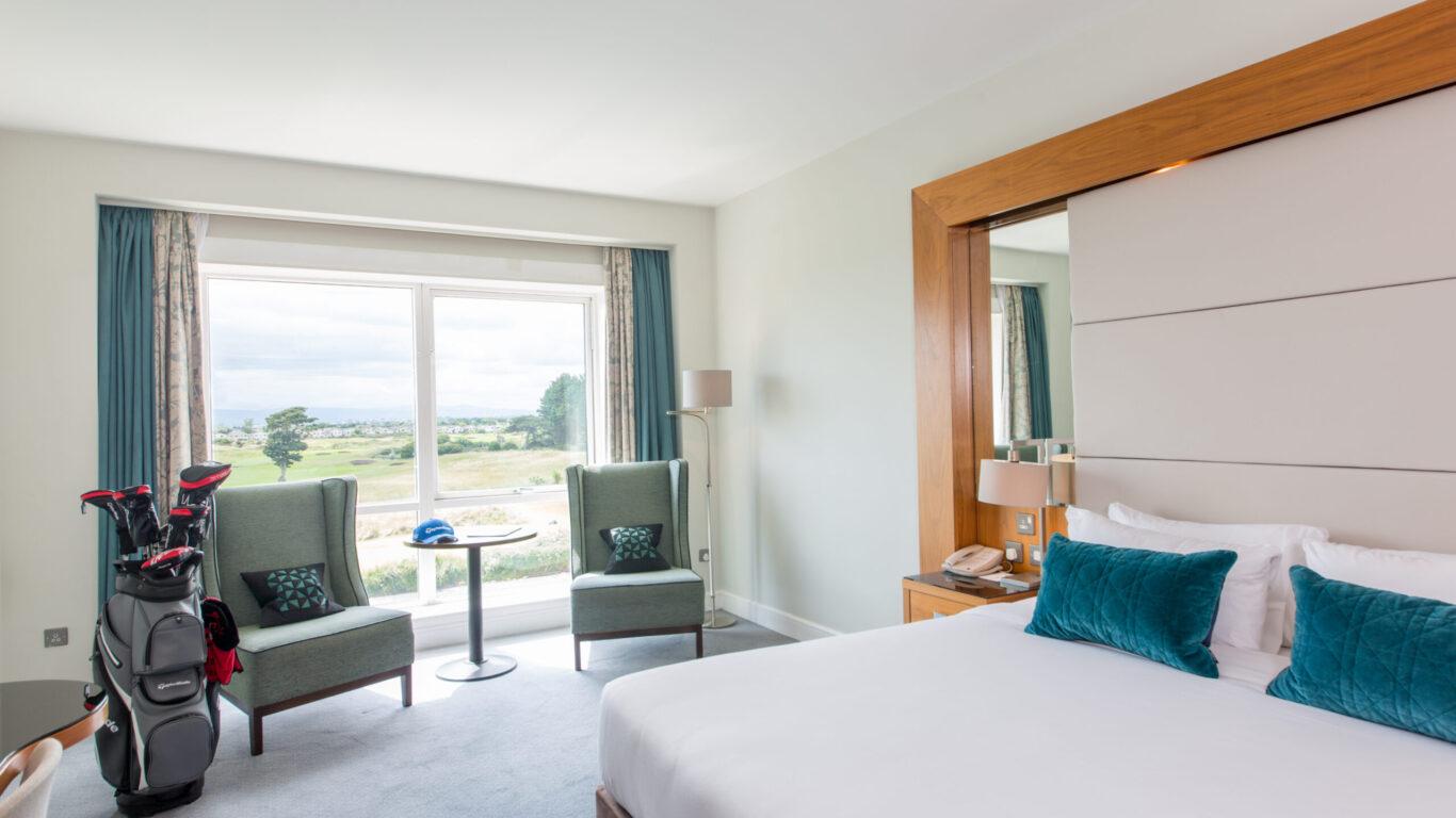 Double bed suite at the Portmarnock Resort & Jameson Golf Links