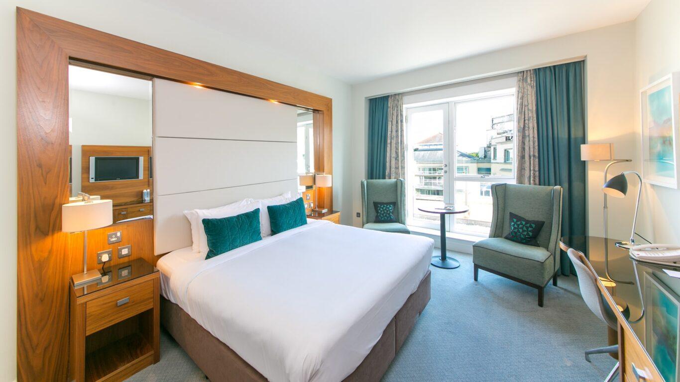 Double bed suite at the Portmarnock Resort & Jameson Golf Links Portmarnock Resort & Jameson Golf Links