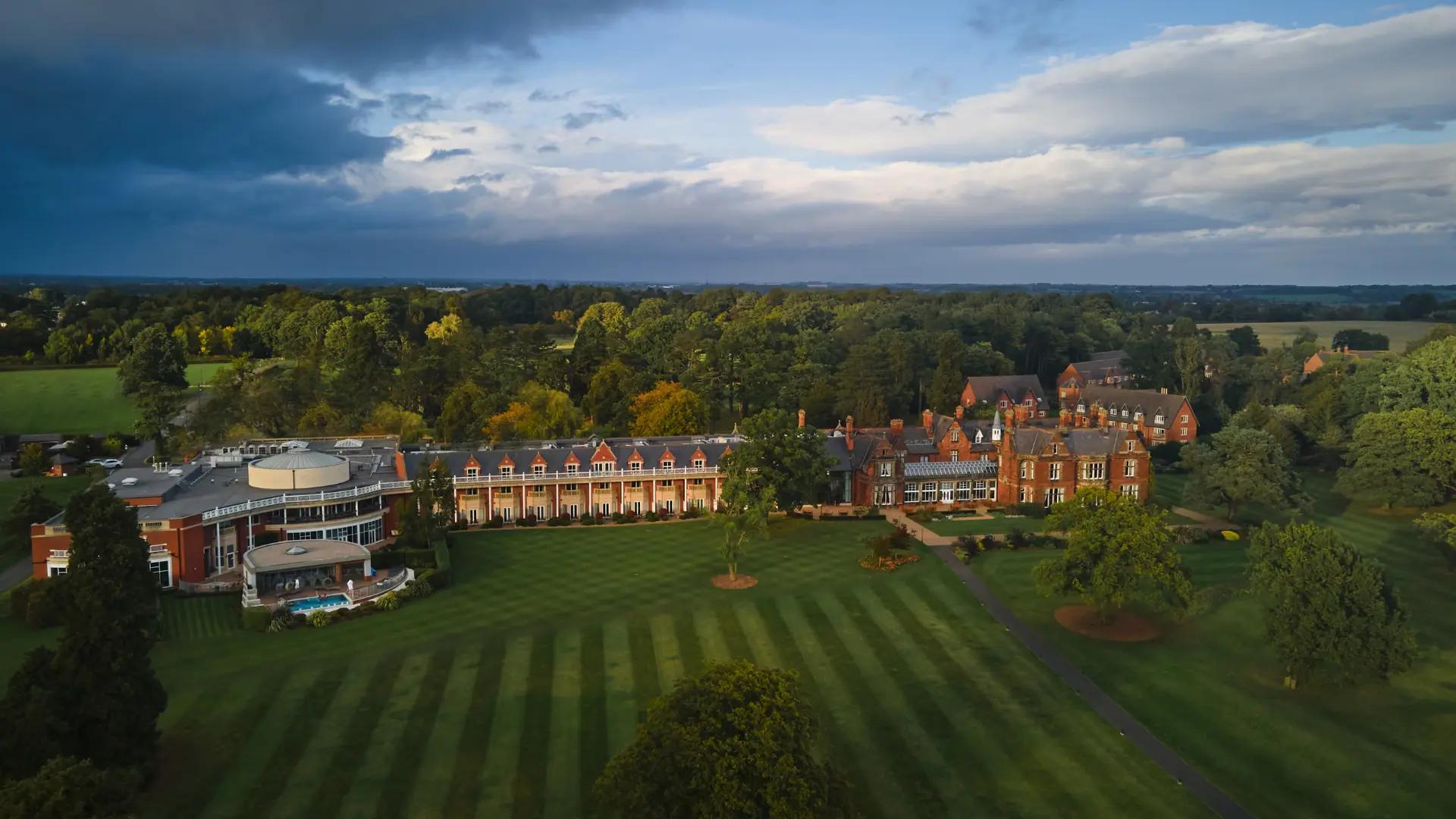 Overhead view of the Rockliffe Hall Hotel Golf & Spa 5*