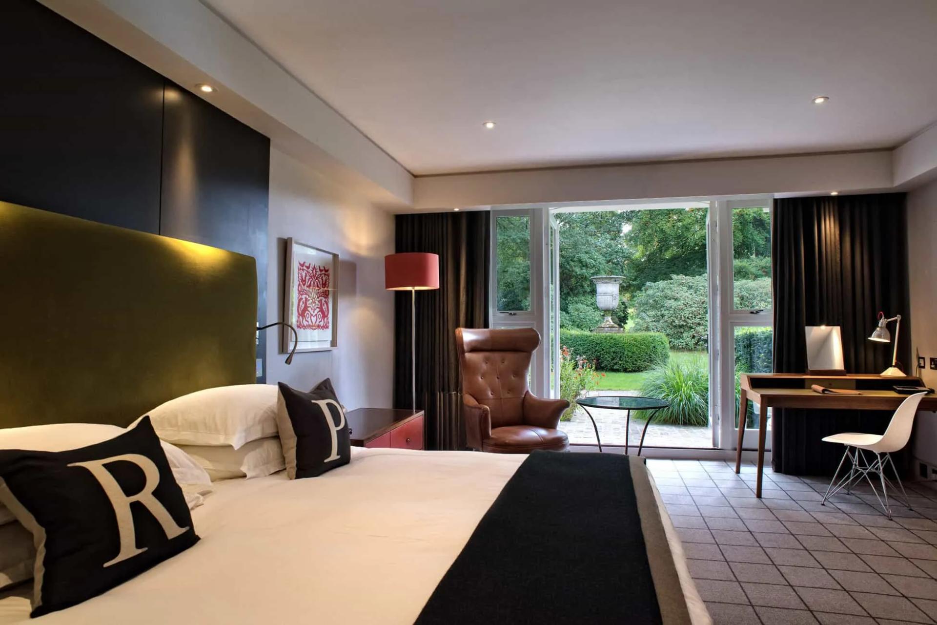 Double bed suite at the Rudding Park Hotel & Golf Club