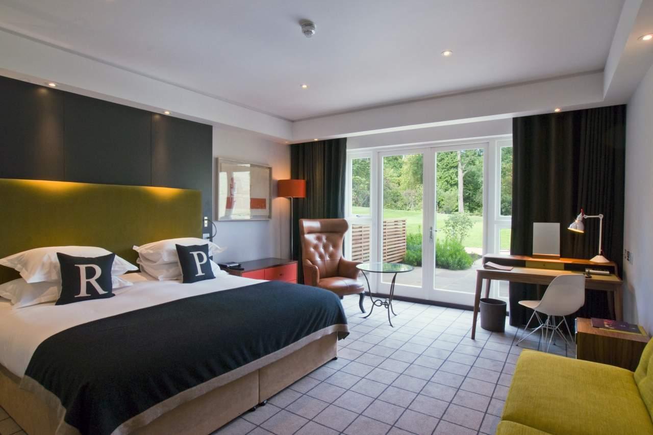 Double bed suite at the Rudding Park Hotel & Golf Club