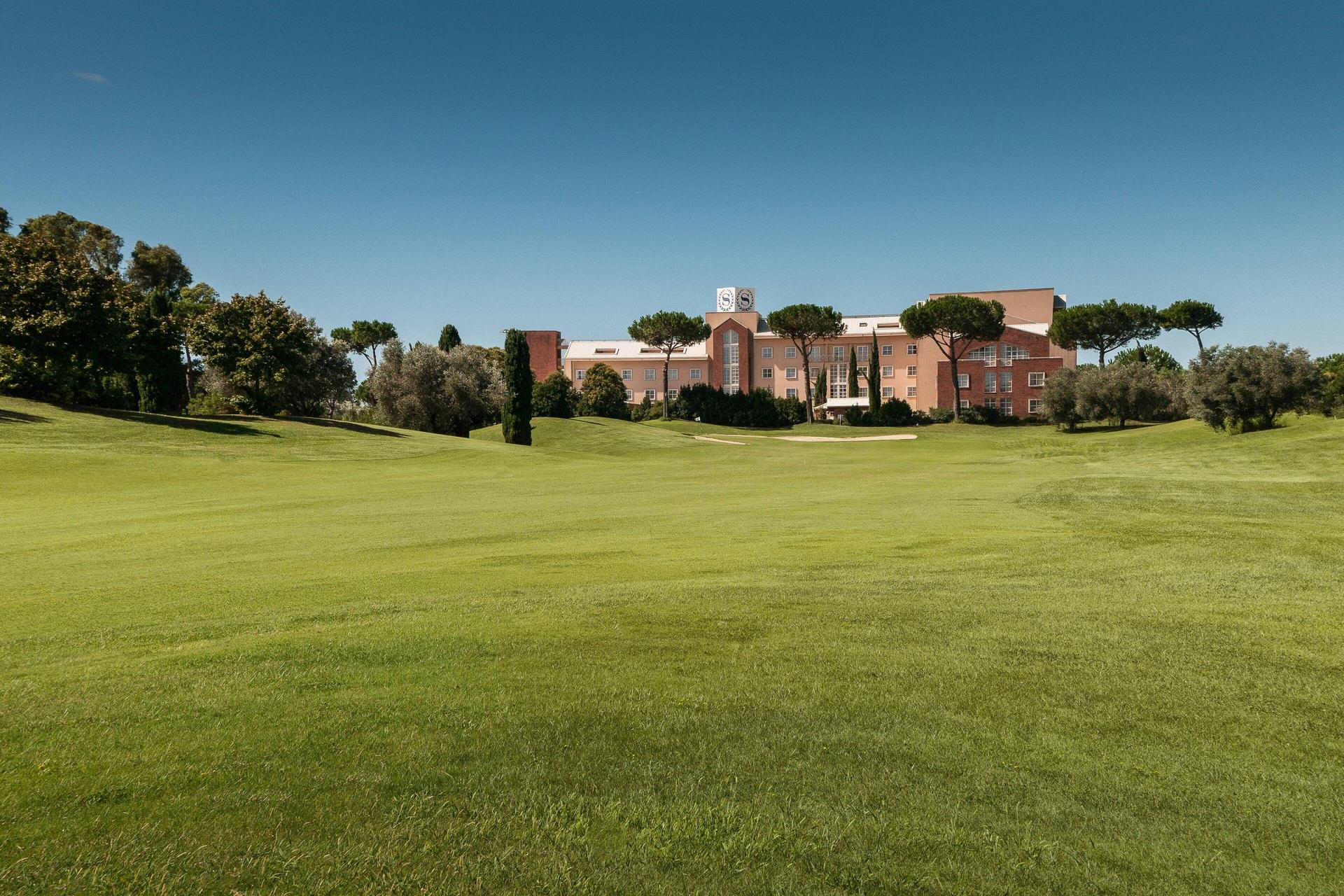 The Sheraton Golf Parco De’ Medici Hotel & Resort overlooking the course