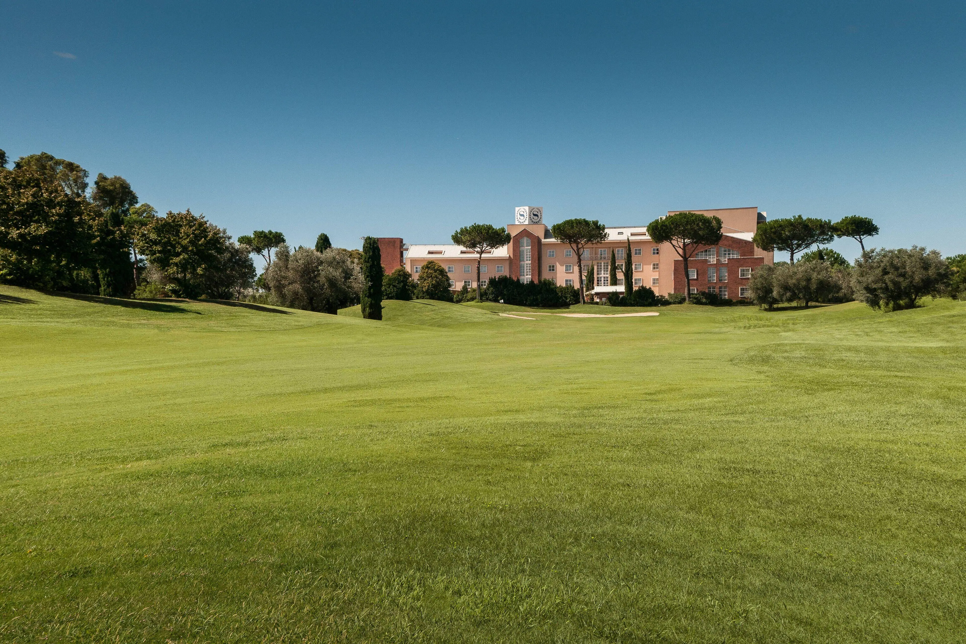 The Sheraton Golf Parco De’ Medici Hotel & Resort overlooking the course