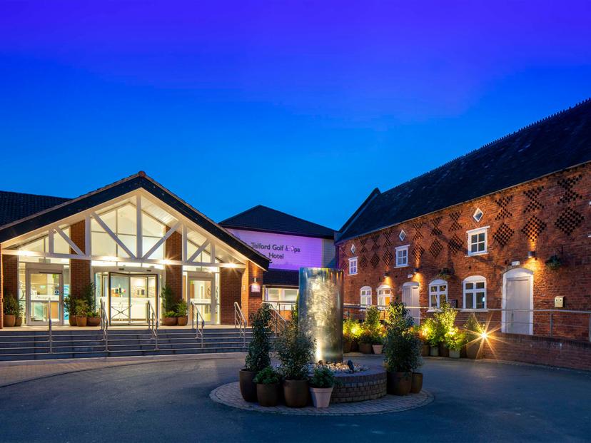 Front entrance to the Telford Hotel and Golf Resort