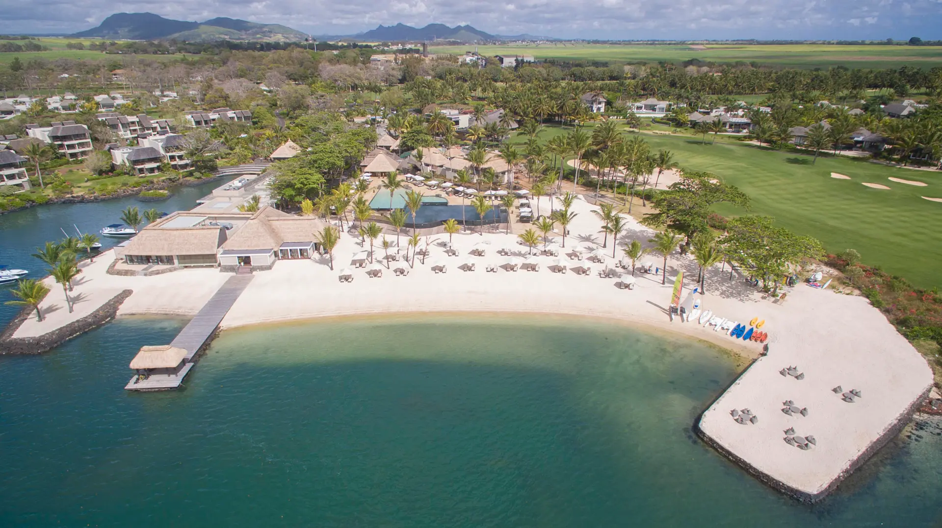 Birdseye view of The Bay Club at Anahita