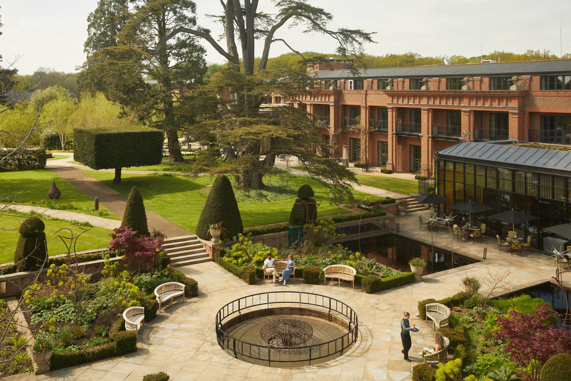 Overhead view of The Grove, London's Country Estate