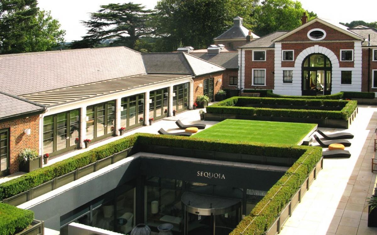 Aerial view of The Grove, London's Country Estate