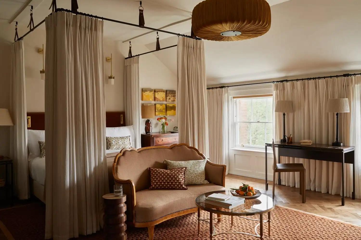 Double bed room at The Grove, London's Country Estate