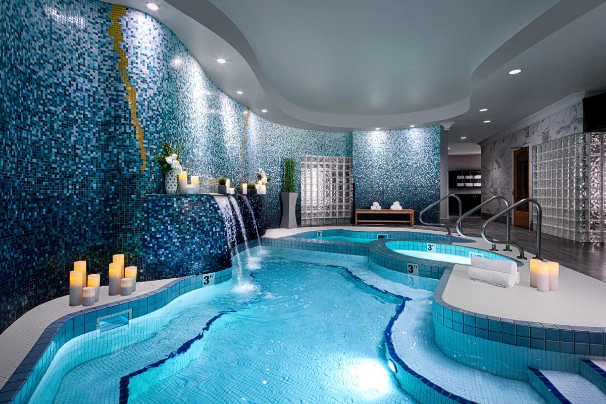 Indoor spa facilities at The Luxor Casino & Resort