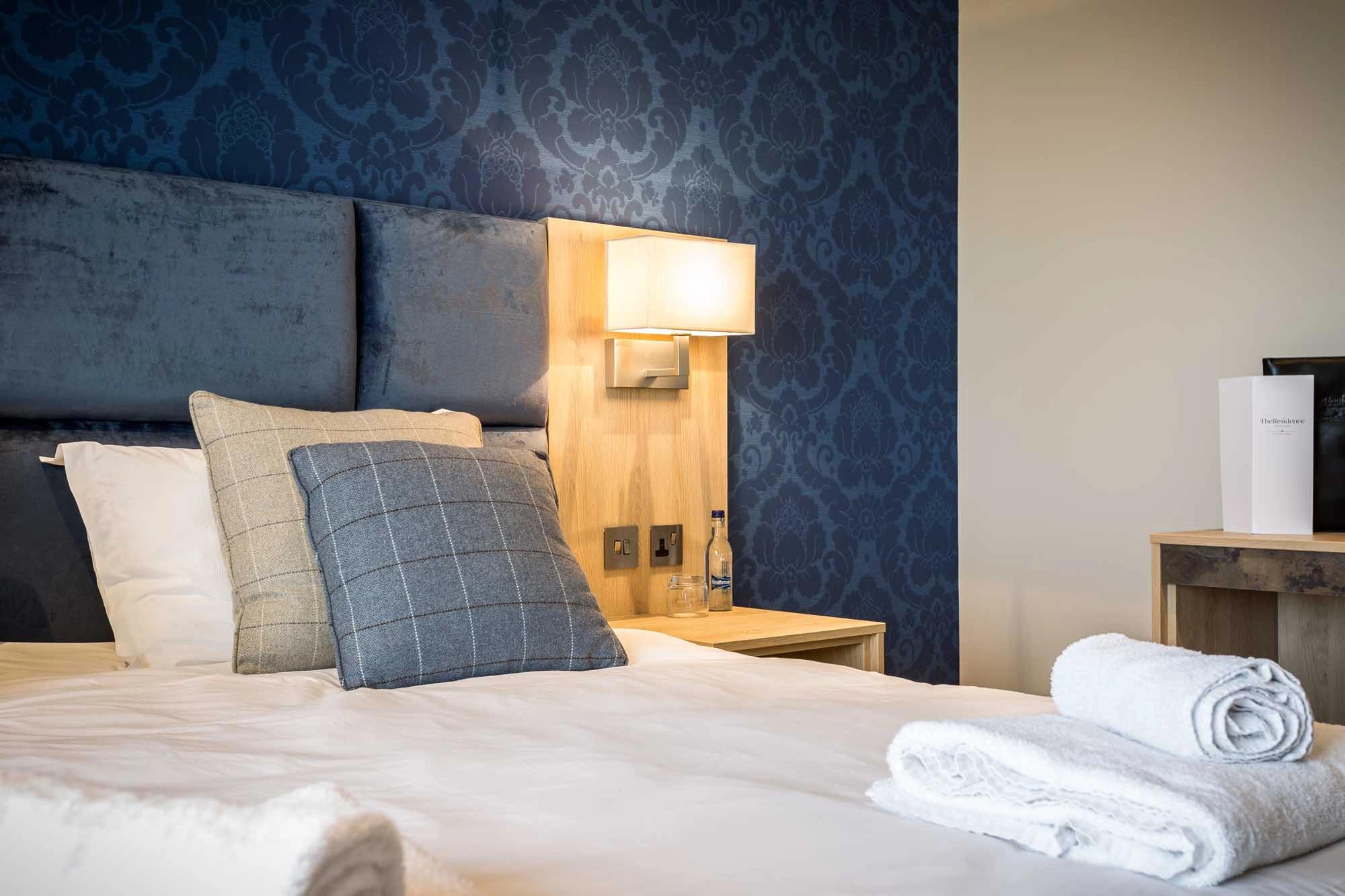 Double bed room at The Nottinghamshire Golf & Country Club