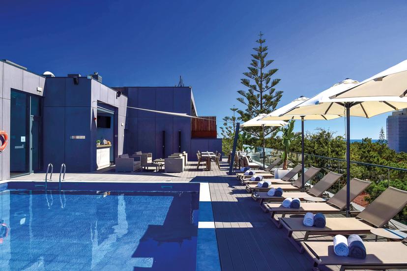 Rooftop pool at The Prime Energize Monte Gordo