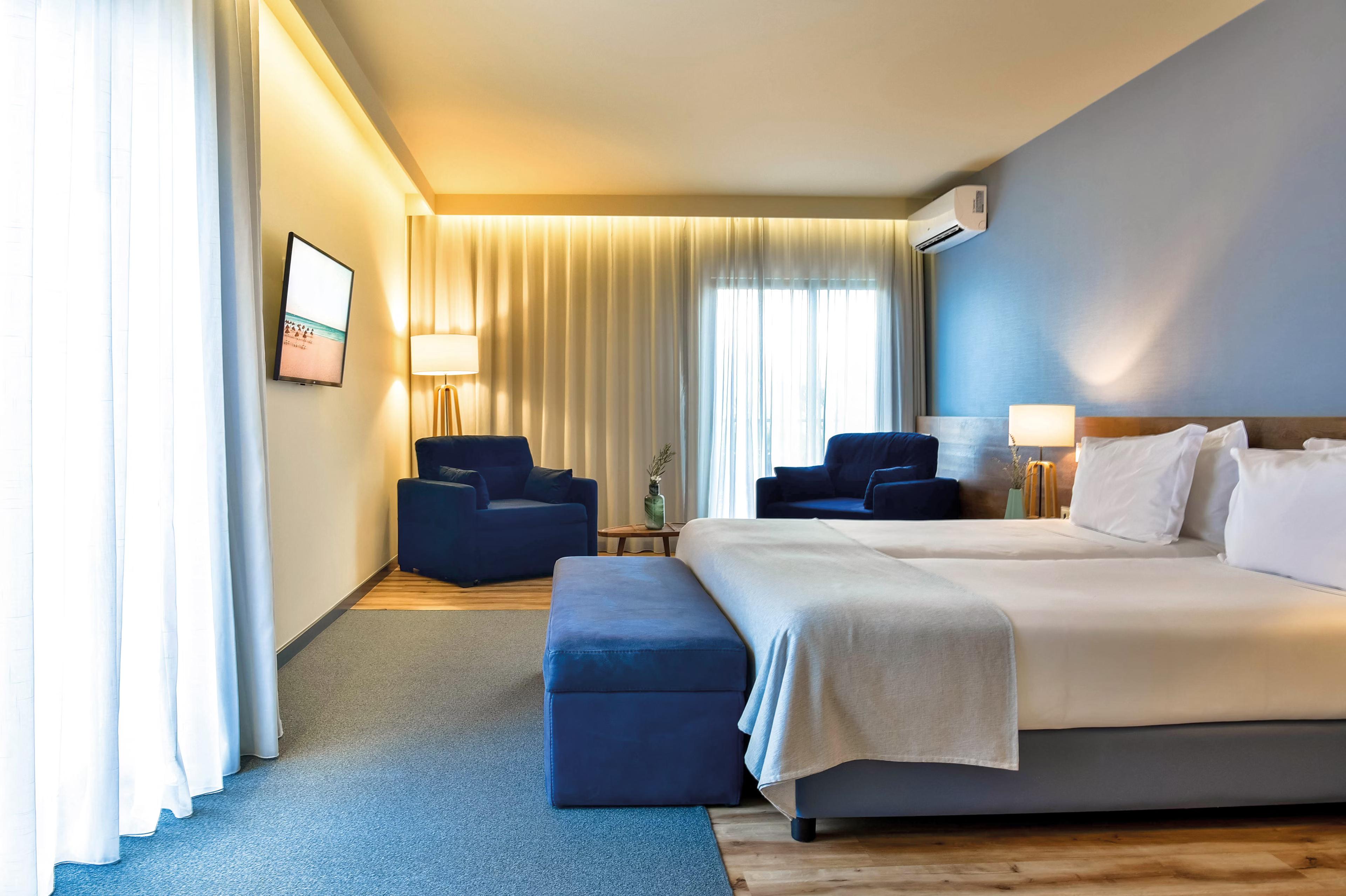Spacious double bed room at The Prime Energize Monte Gordo