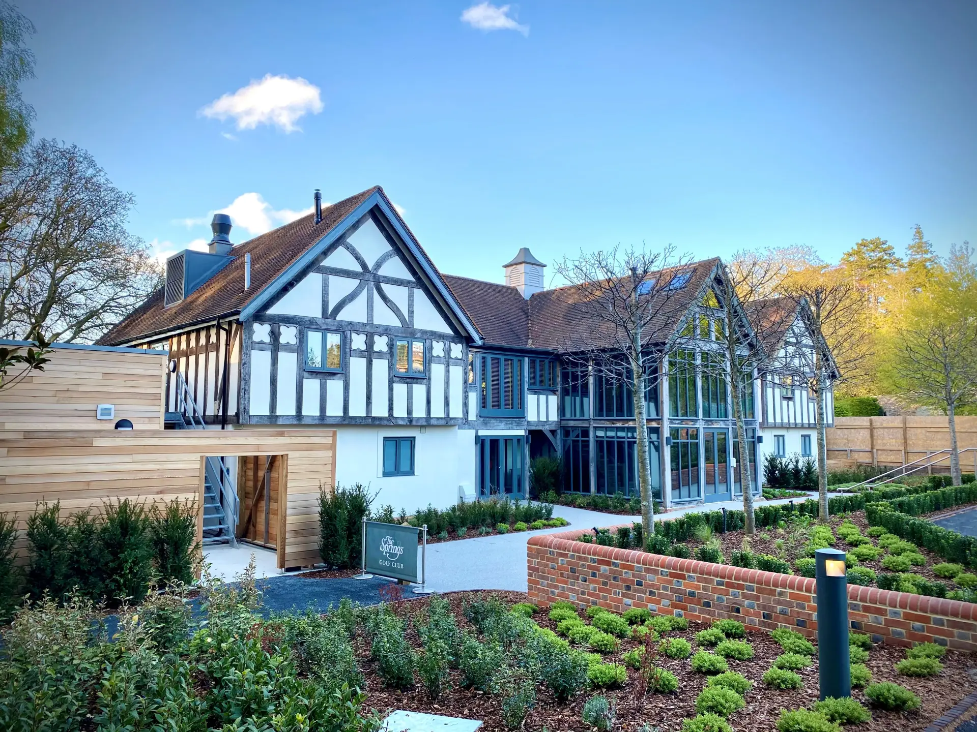 Front entrance to The Springs Resort & Golf Club