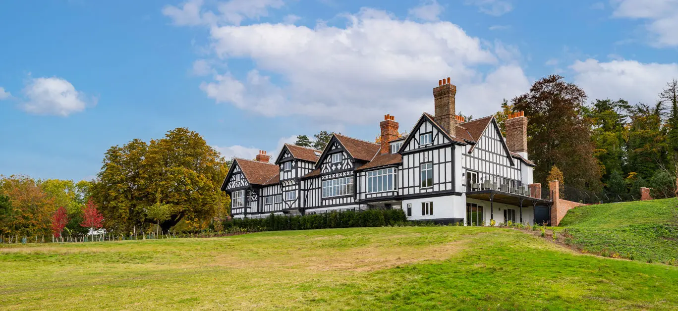 Panoramic view of The Springs Resort & Golf Club overlooking the course