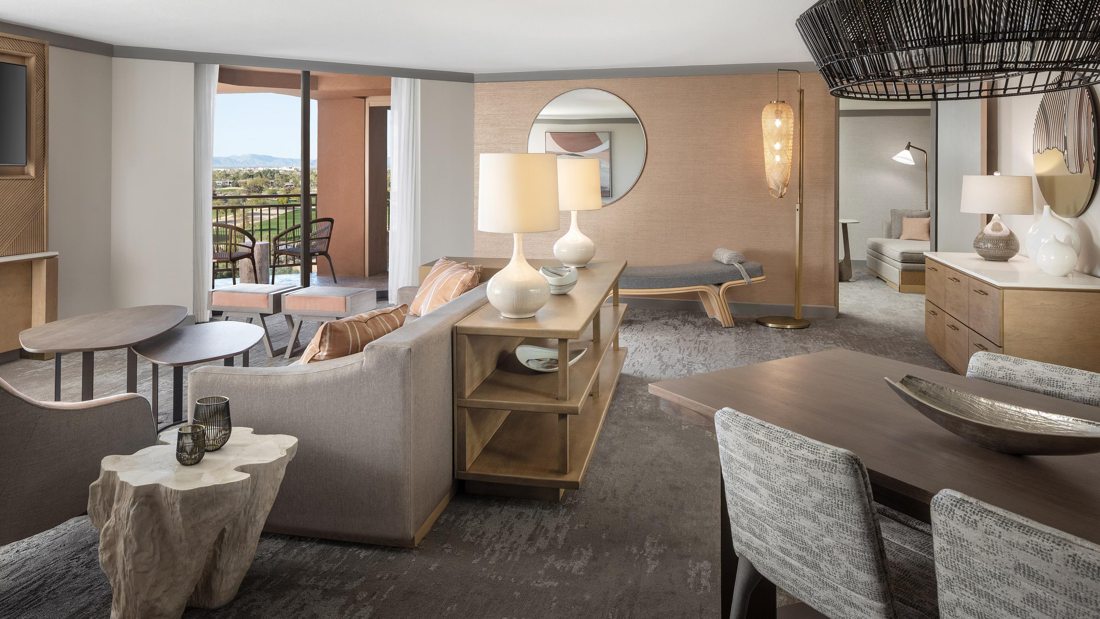 Living room as part of a suite at The Westin Kierland Resort and Spa