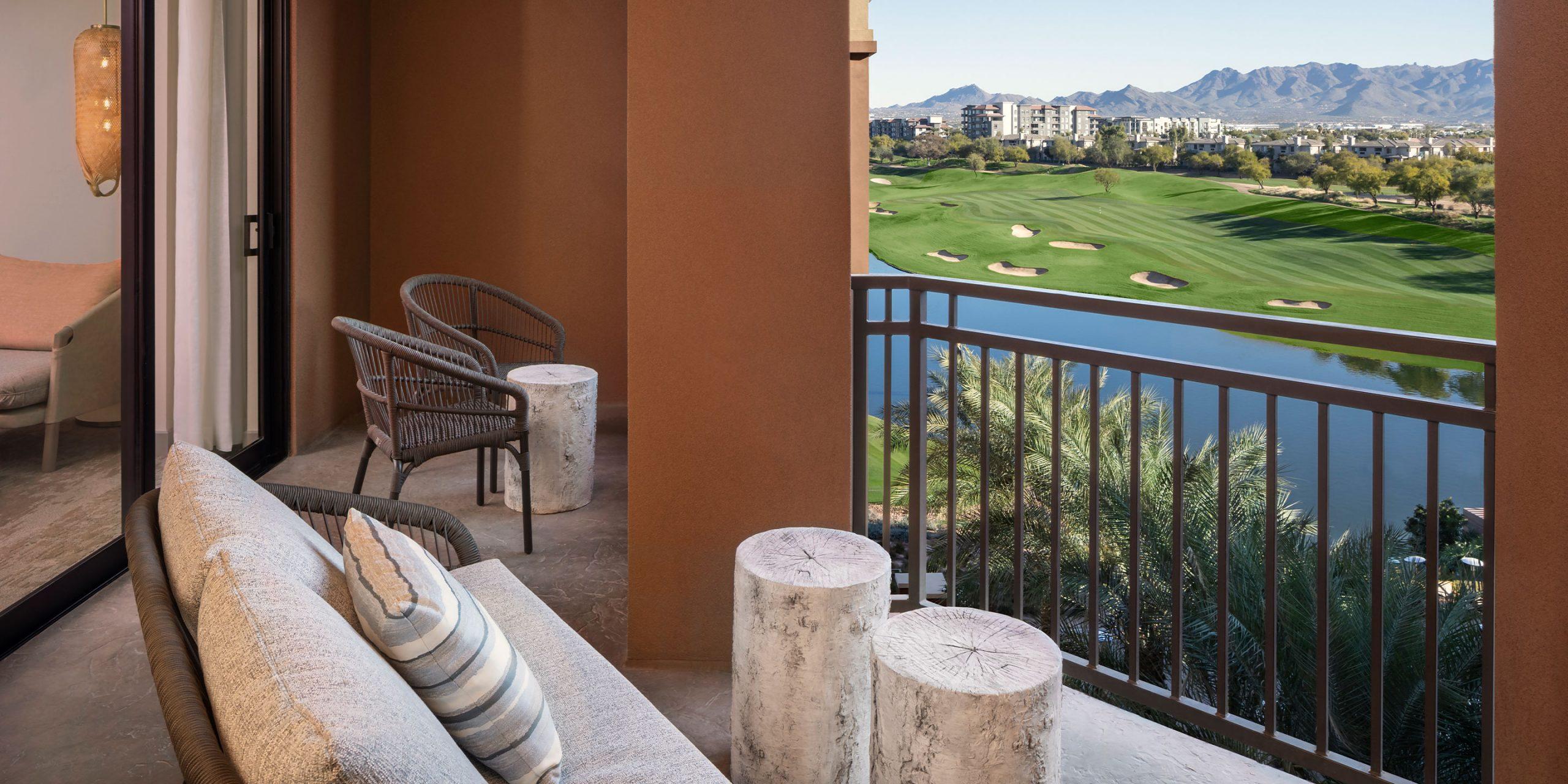 Balcony views of the course at The Westin Kierland Resort and Spa