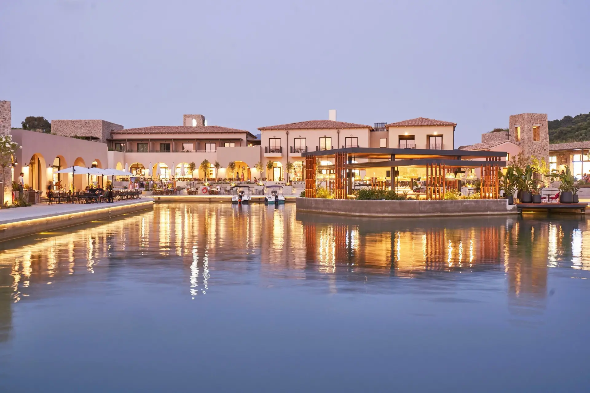 Panoramic view of The Westin Resort Costa Navarino building