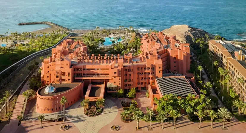 Aerial view of the coastal Tivoli La Caleta Tenerife Resort