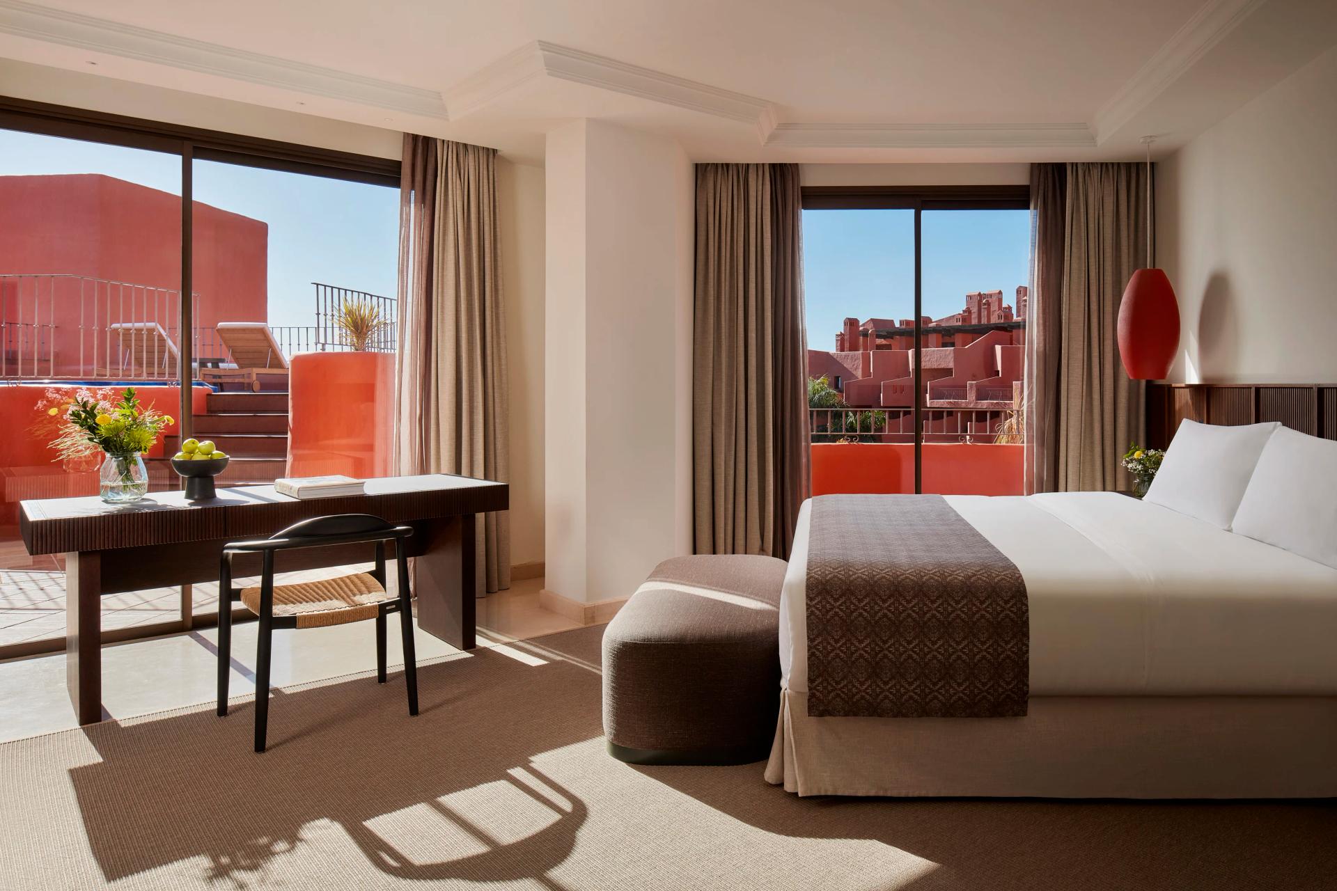 Double bed room at the Tivoli La Caleta Tenerife Resort