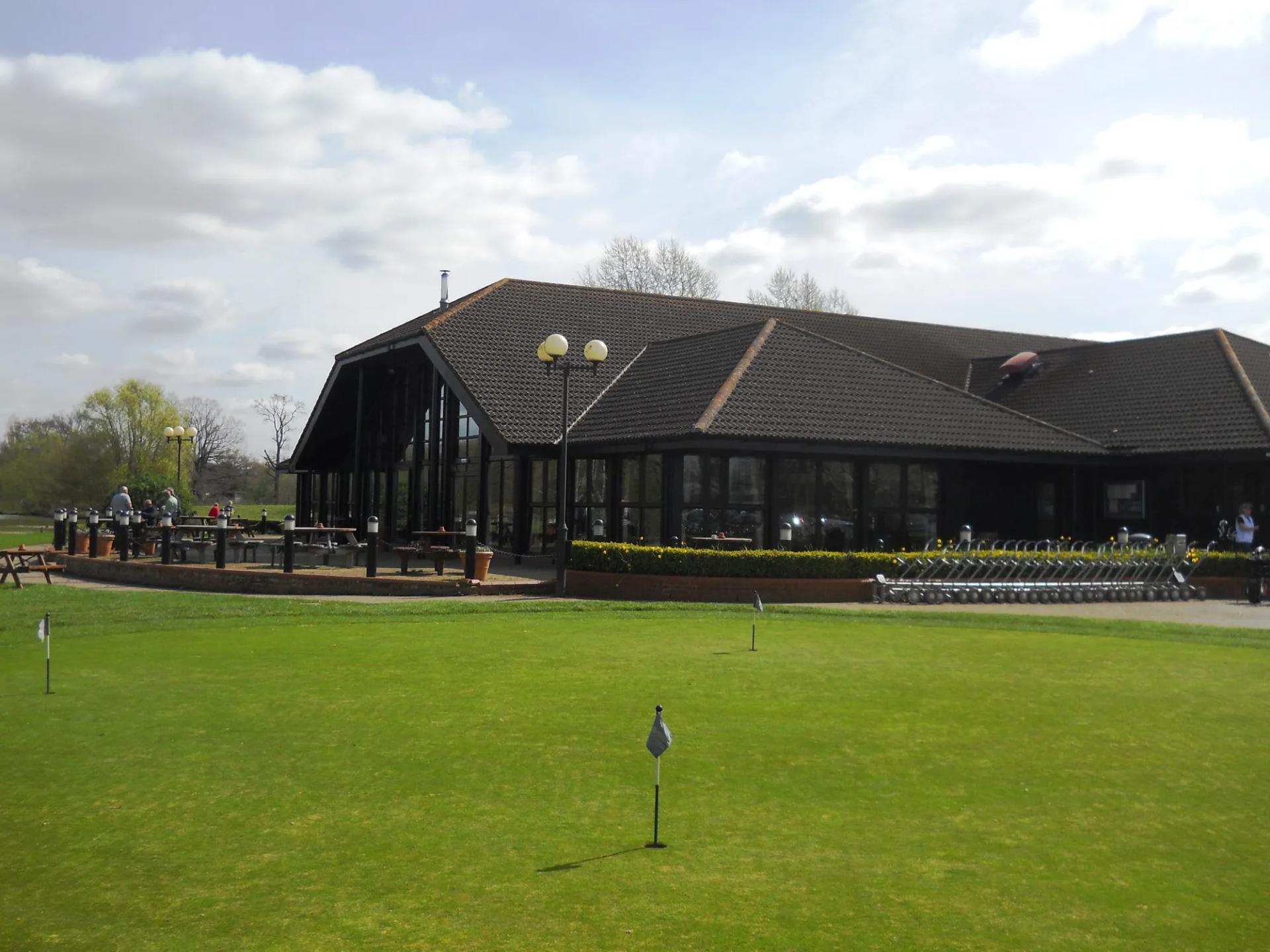 Panoramic view of the Weald of Kent Golf Course & Hotel clubhouse