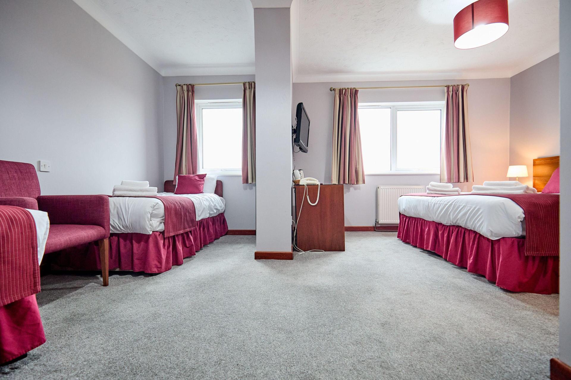 Family room at the Wensum Valley Hotel, Golf & Country Club