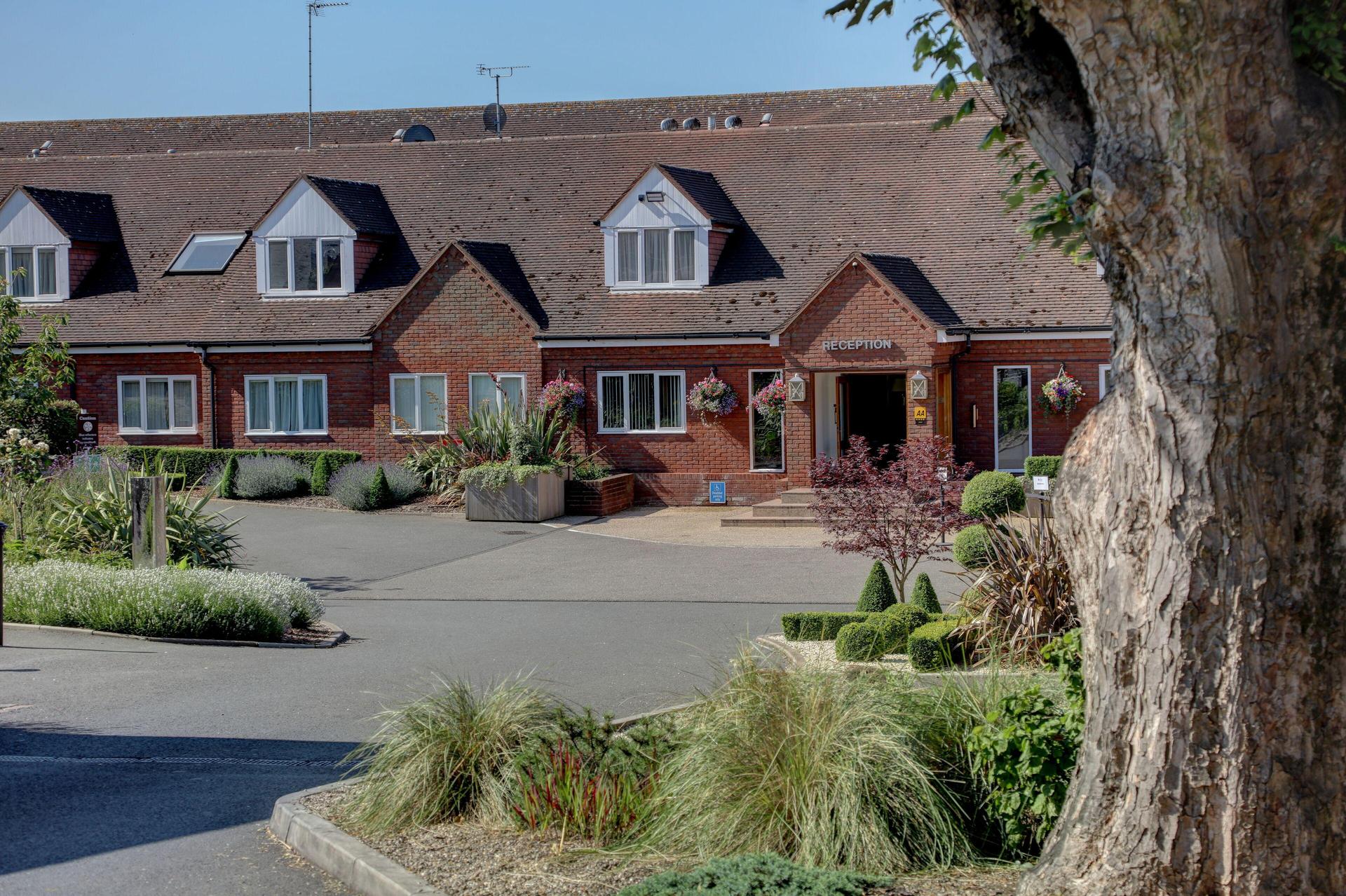 Front entrance to the Windmill Village Hotel, Golf Club & Spa