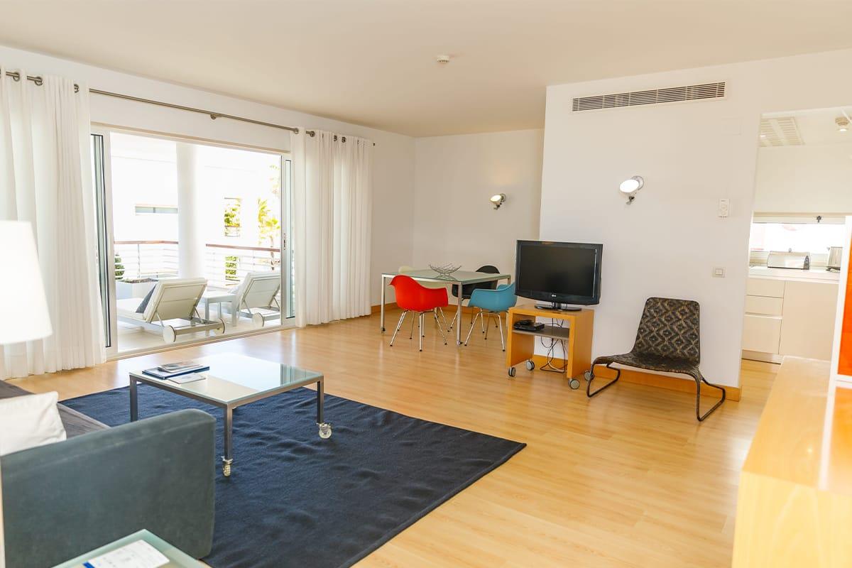 Living room as part of a villa at Marina Club Lagos Resort