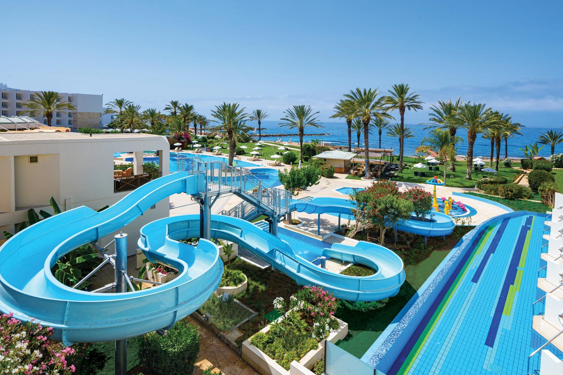 Water slide at Athena Beach