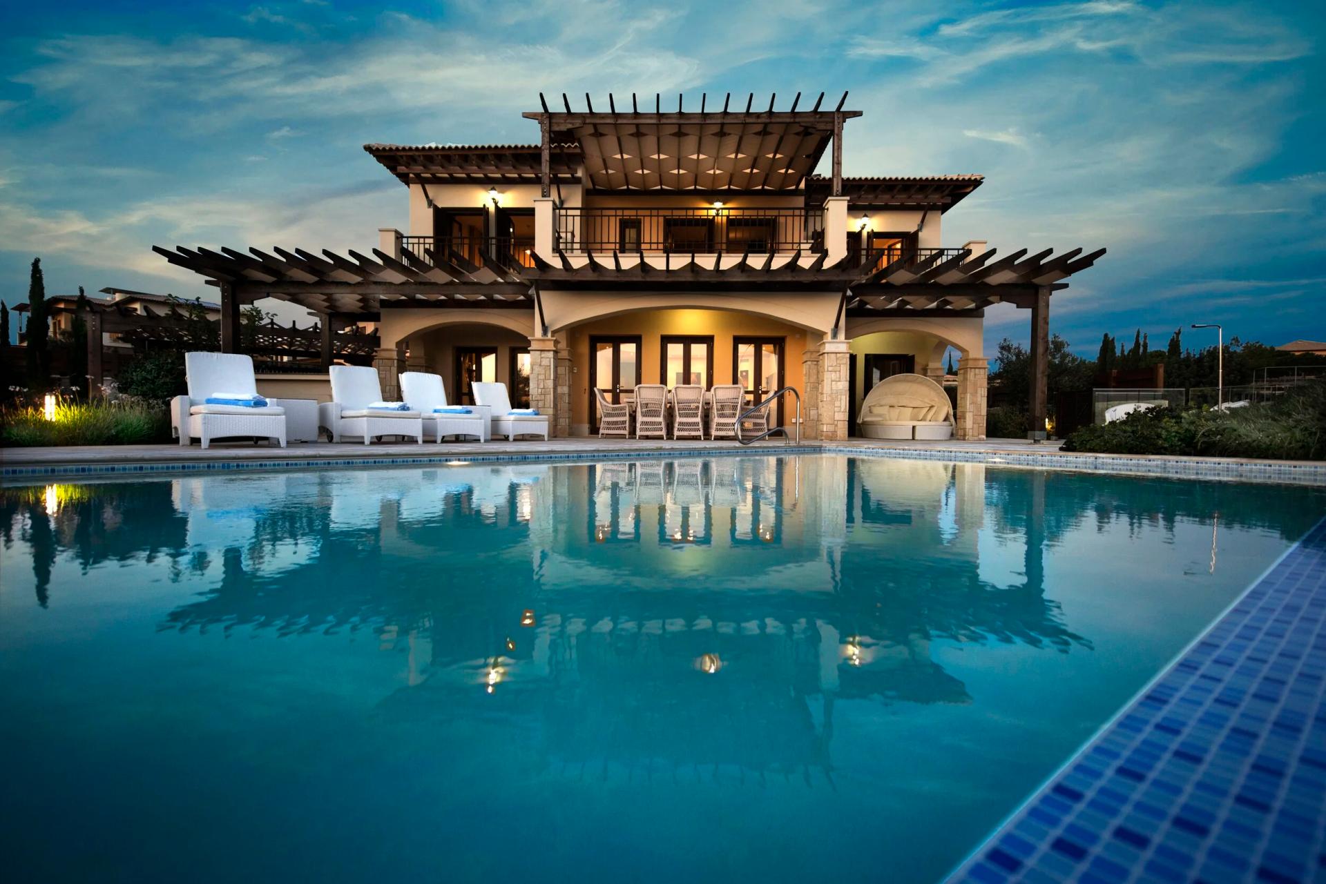 Panoramic view of Atlantica Aphrodite Hills Hotel