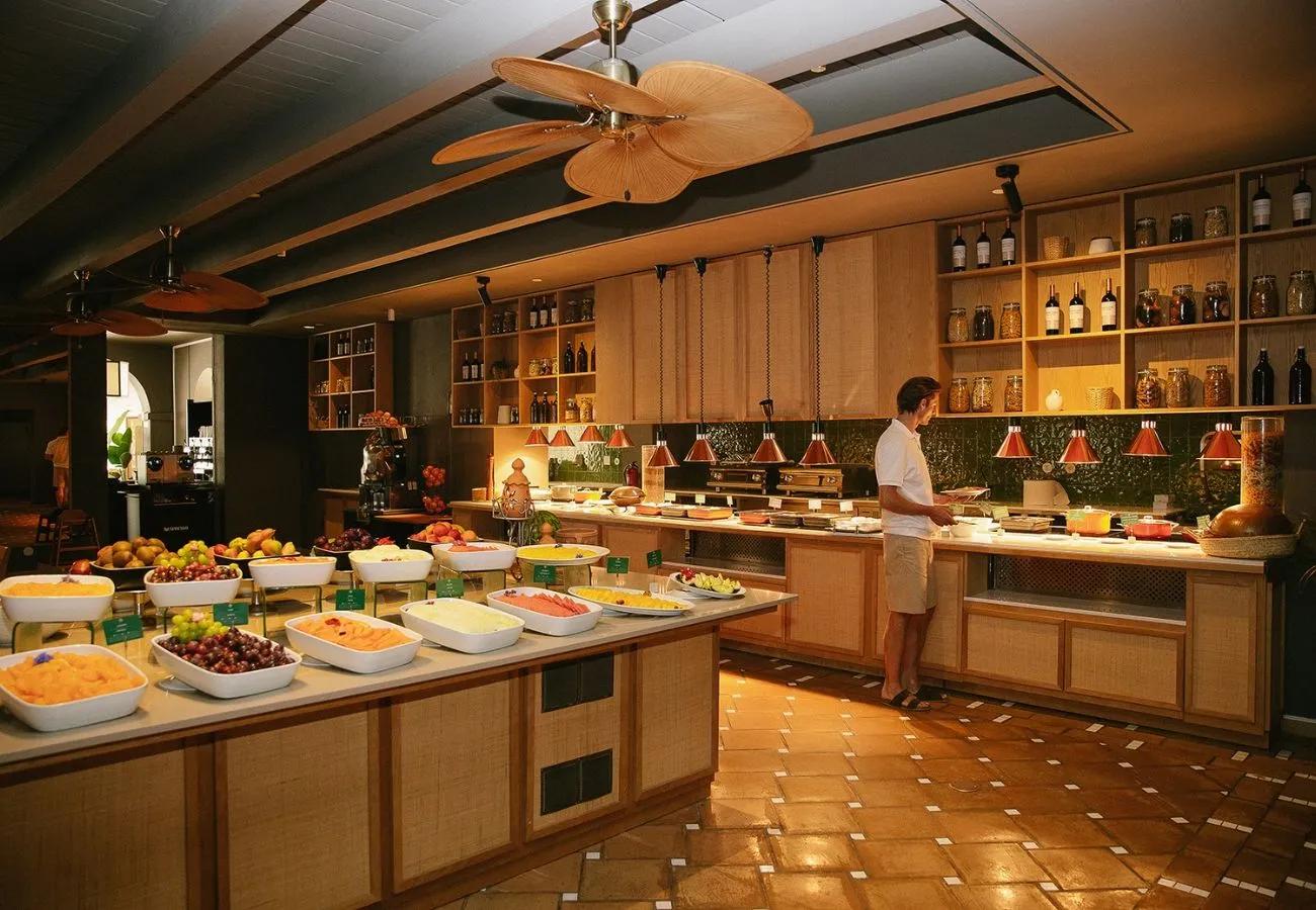 Breakfast bar at Domes Lake Algarve, Autograph Collection