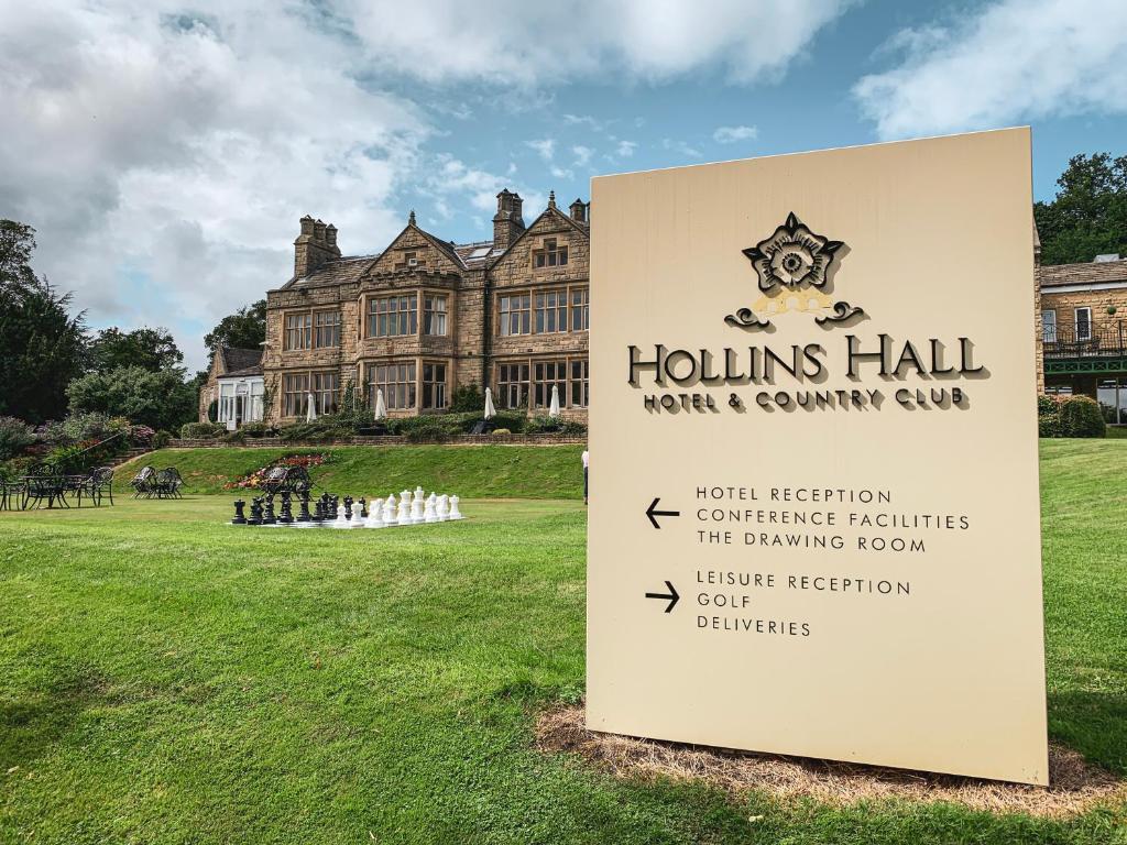 The Hollins Hall Hotel & Country Club sign