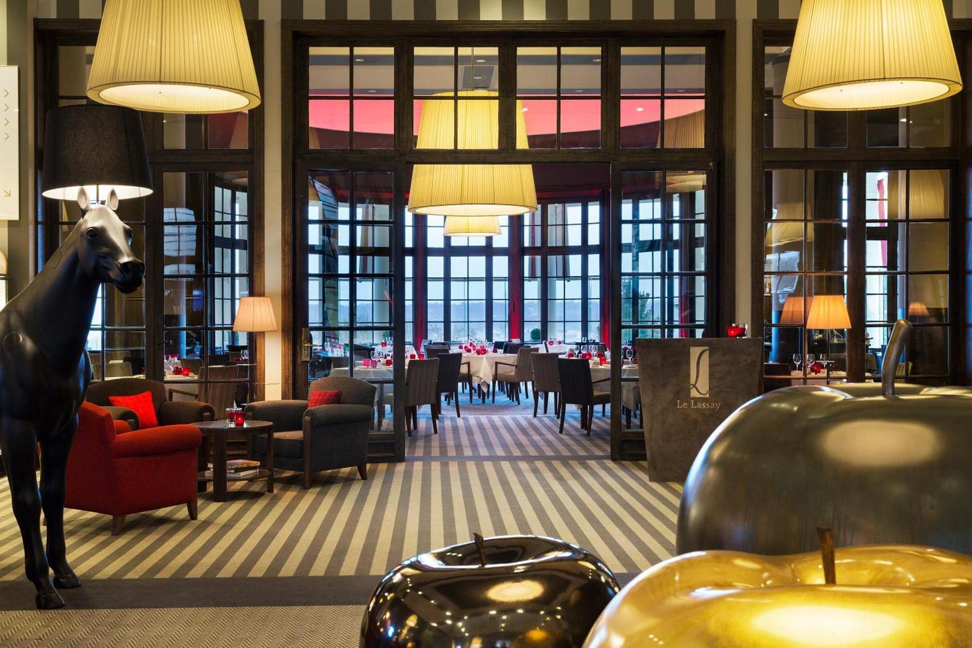 Dining area at the Hotel Barriere L'Hotel du Golf
